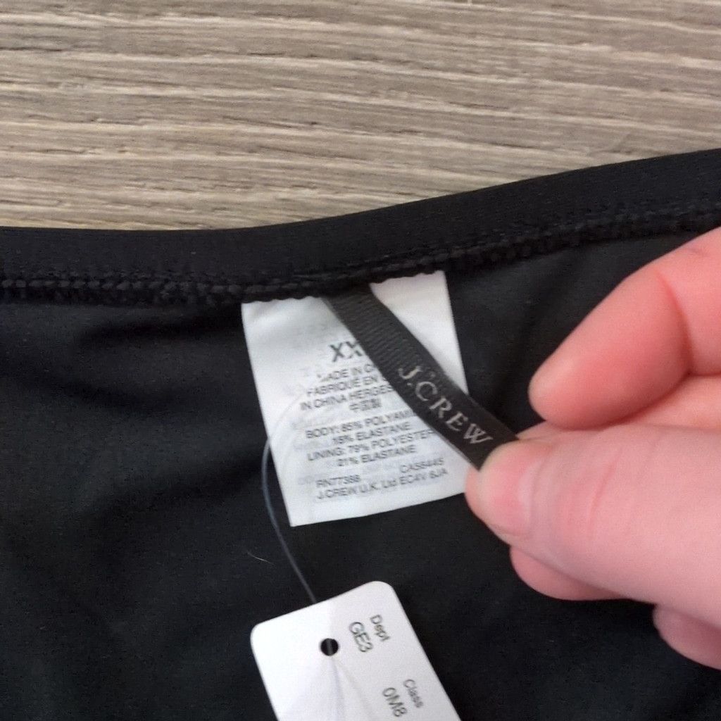 J.Crew J. Crew Black Swim Bottoms Size XXL Size ONE SIZE - 2 Thumbnail