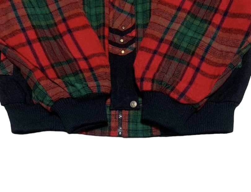 If Six Was Nine Vintage Japanese New York Rose Plaid Bomber Jacket Size US M / EU 48-50 / 2 - 2 Thumbnail