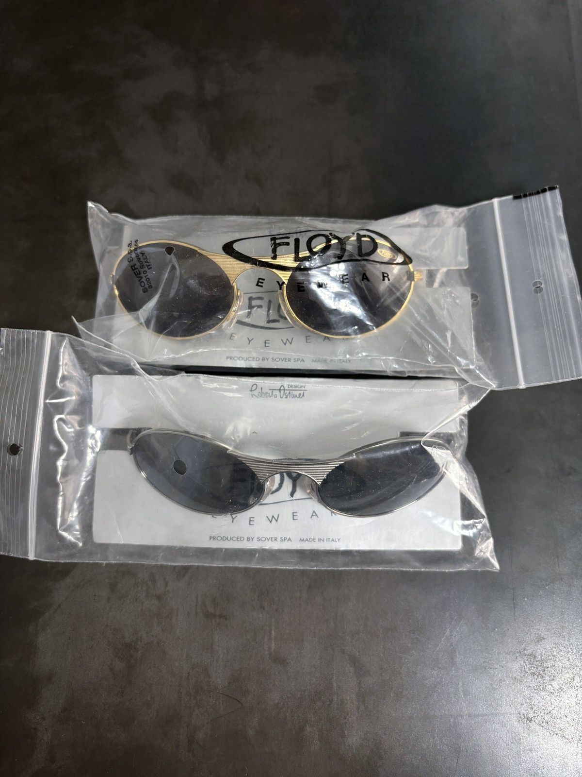 Vintage NOS 1990s Vintage Sunglasses Floyd Eyewear Metal Italy JPG Size ONE SIZE - 3 Thumbnail