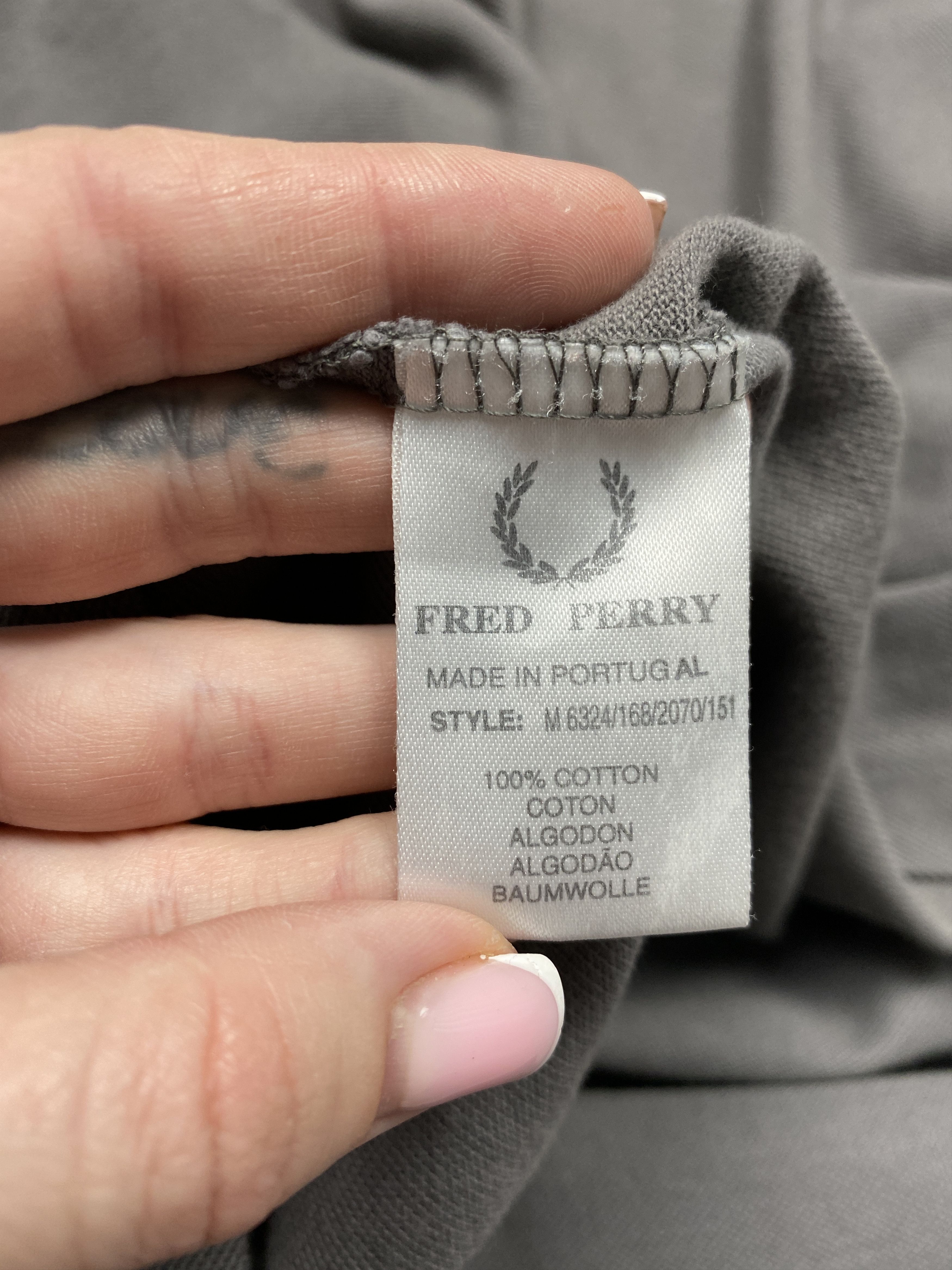 Fred Perry × Vintage Fred Perry 90s Vintage Mens Long Sleeve T-Shirt Size US M / EU 48-50 / 2 - 5 Thumbnail