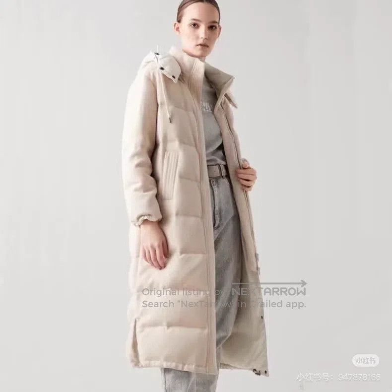 Brunello Cucinelli Brunello Cucinelli Long Hooded Goose Down Jacket, Detachab Size XS / US 0-2 / IT 36-38 - 9 Thumbnail