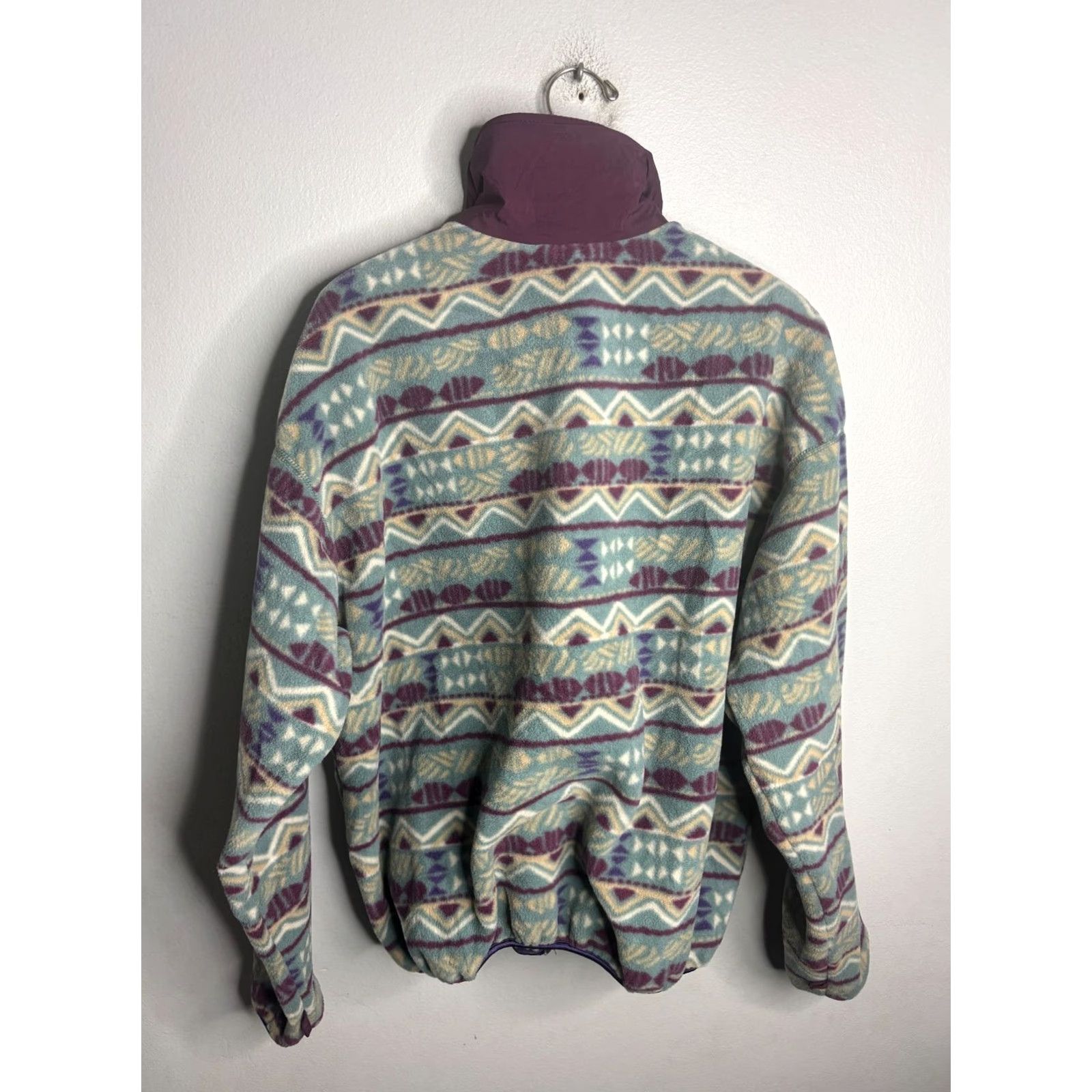 Vintage VINTAGE Columbia Aztec 1/4 Zip Sweater Womens XL Long Sleeve Pullover 4057 Size XL / US 12-14 / IT 48-50 - 5 Thumbnail