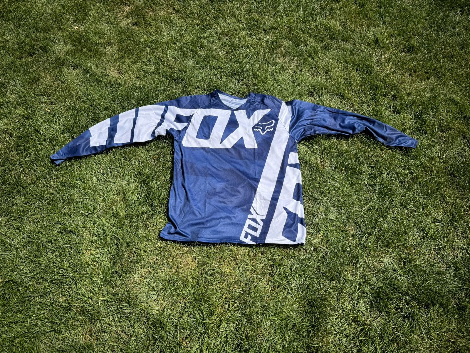 Fox Racing Navy Blue Fox Racing Jersey Size US XXL / EU 58 / 5 - 1 Thumbnail