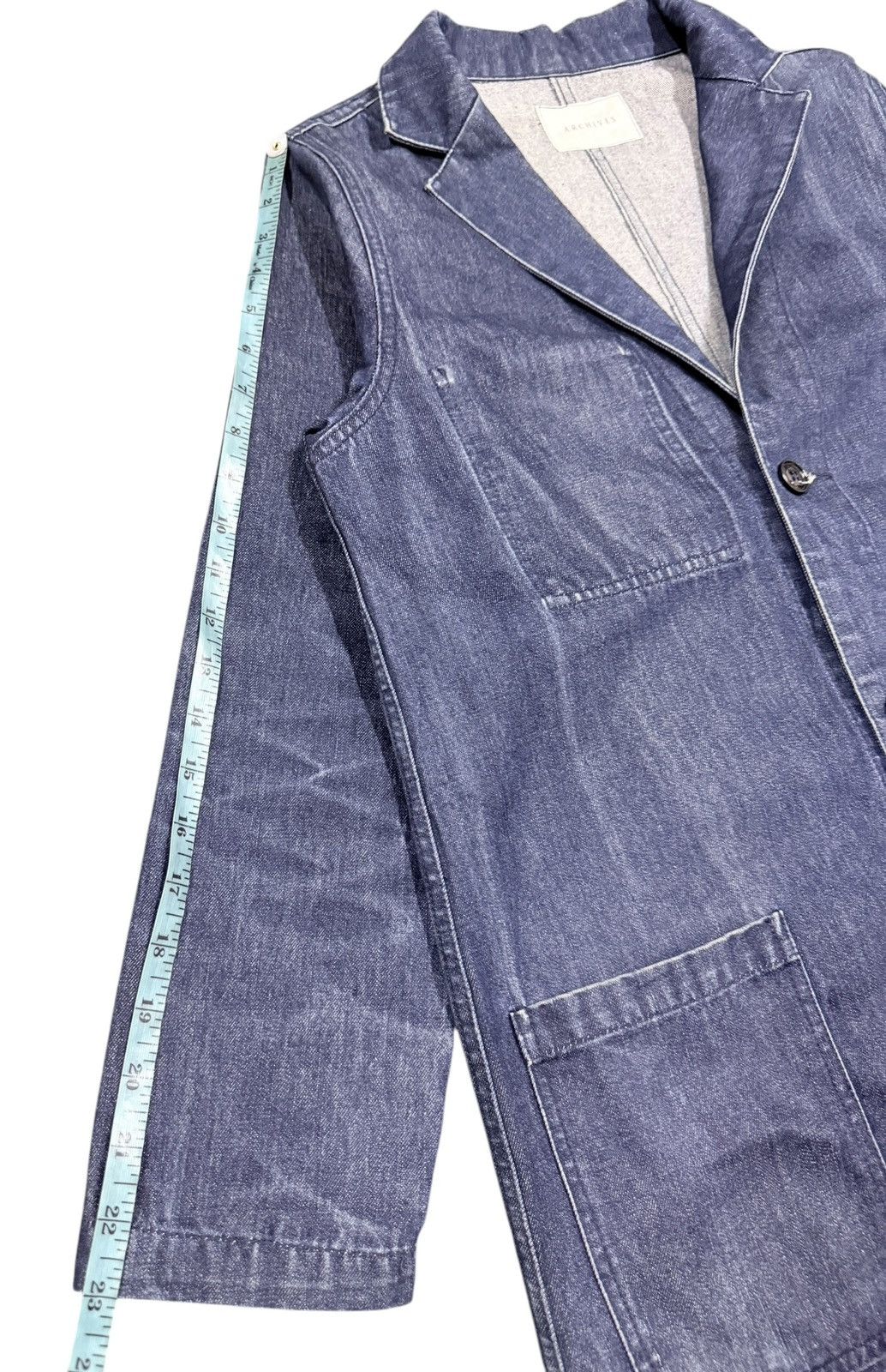 If Six Was Nine Vtg🔥Archives Japanese Indigo Denim Longcoat Jacket Size US M / EU 48-50 / 2 - 20 Thumbnail