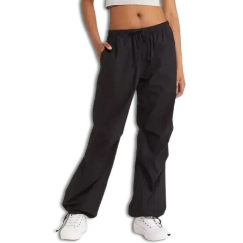 BP. BP Parachute Pants Drawstring Cotton Poplin Black S NWOT Size 30" / US 8 / IT 44 - 1 Thumbnail