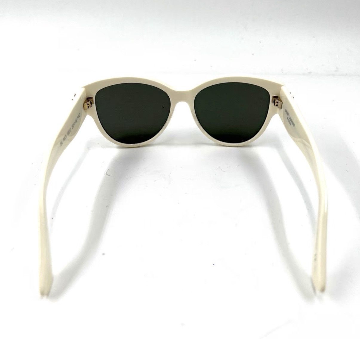 Saint Laurent Paris Saint Laurent Cat Eye Sunglasses With Logo Temple K12 Size ONE SIZE - 2 Thumbnail
