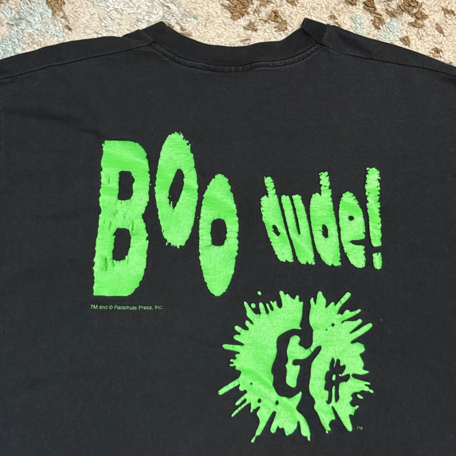 Fruit Of The Loom × Vintage Vintage Goosebumps Boo Dude! Shirt Size Large 90s Horror Size US L / EU 52-54 / 3 - 4 Thumbnail