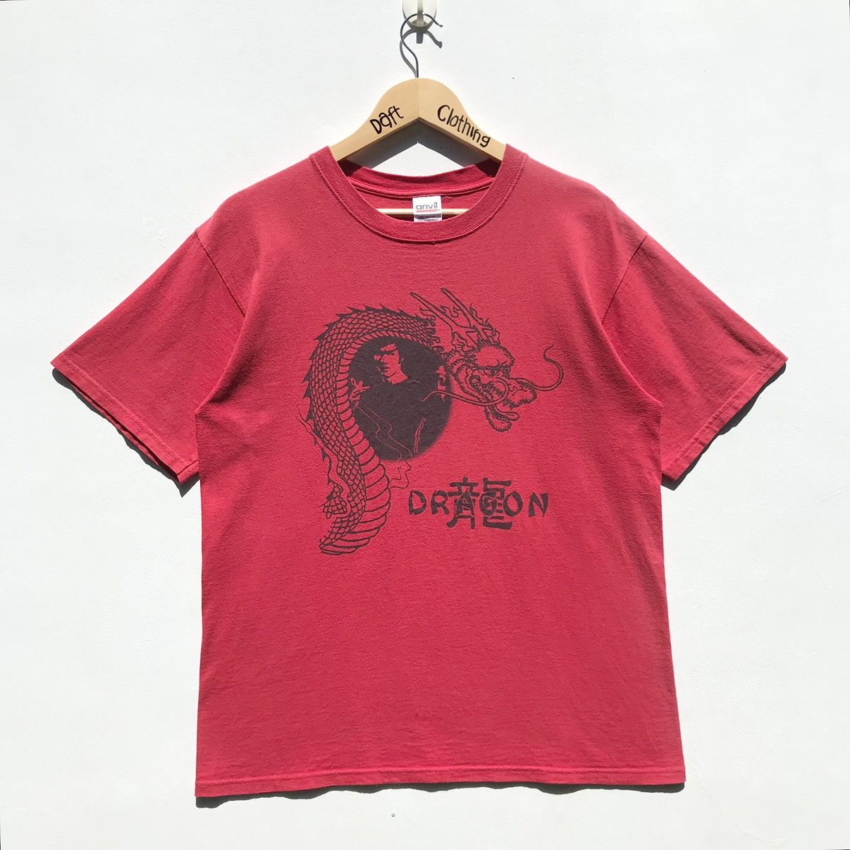 Vintage Y2K Vintage Bruce Lee Woo Dragon Movie Tee SunFaded Size US M / EU 48-50 / 2 - 1 Thumbnail
