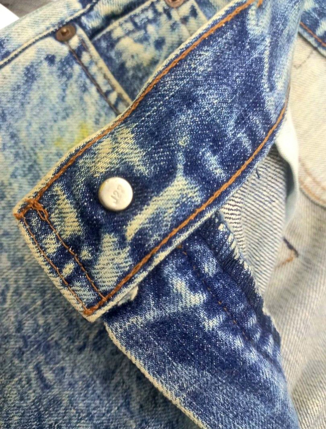 Levi's × Levi's Vintage Clothing Levis Big E 502 Acid Wash Selvedge Jeans Size US 31 - 6 Thumbnail