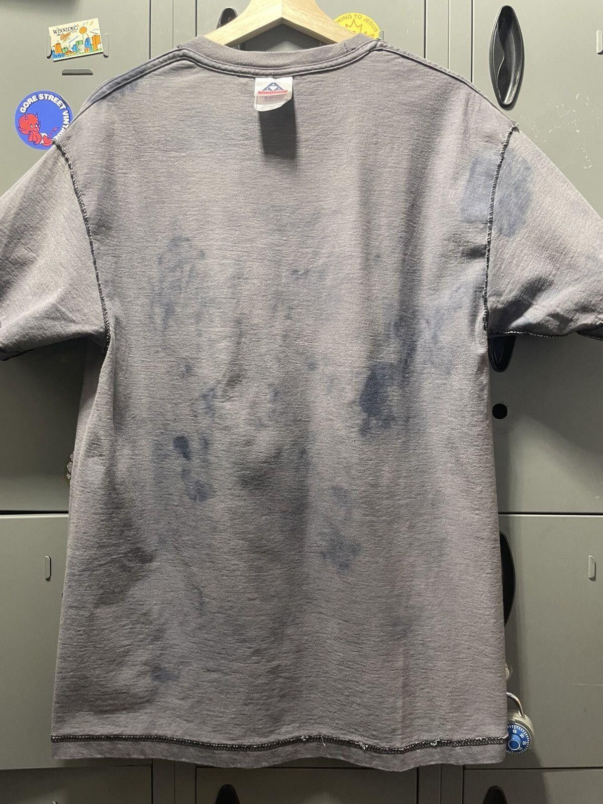 Vintage NOT TODAY JESUS double print inside out 90s AAA graphic tee Size US L / EU 52-54 / 3 - 7 Thumbnail