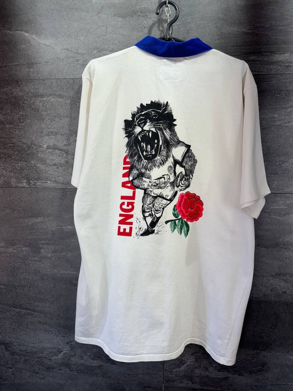 Vintage Umbro England 1991 Rugby World Cup Polo Shirt Jersey