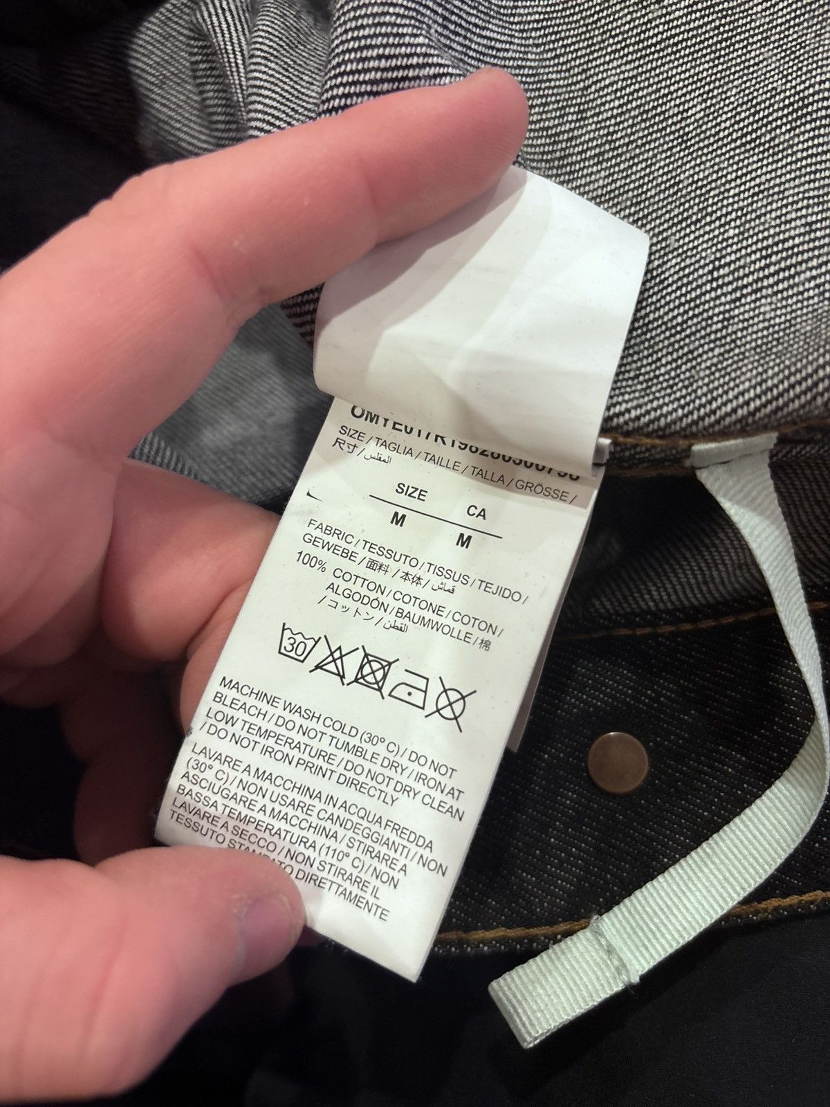 Off-White Off White Denim Jacket Spray Paint Size US M / EU 48-50 / 2 - 6 Thumbnail