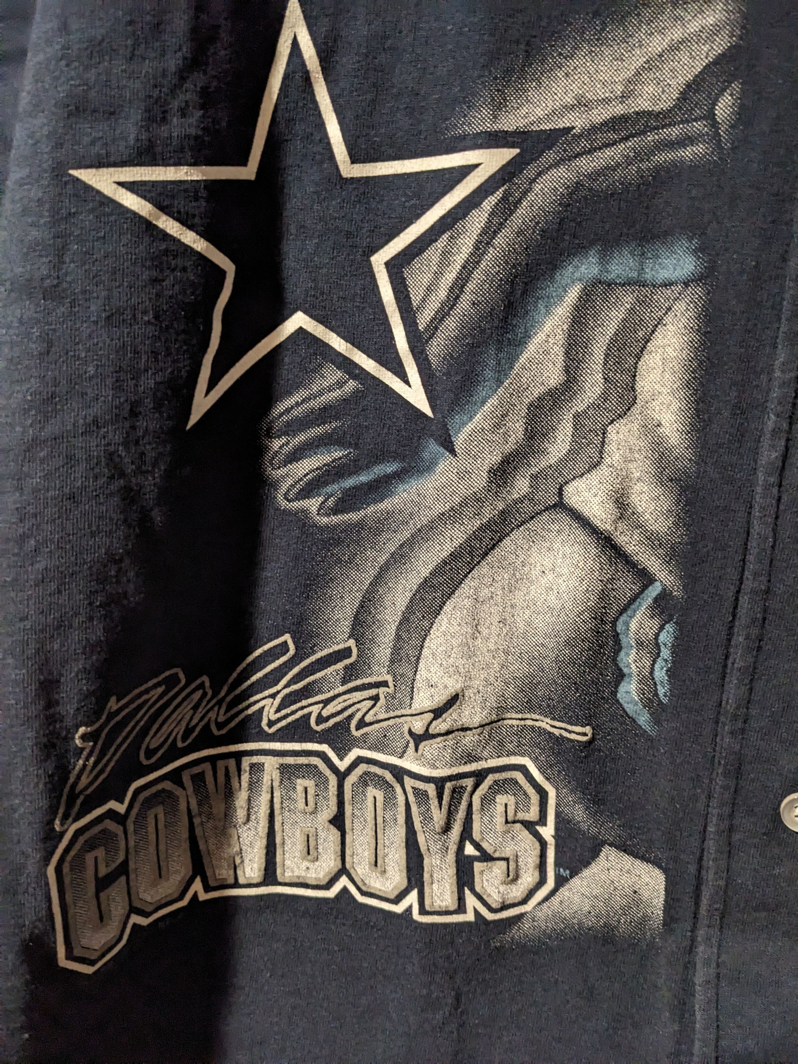 NFL × Vintage Vintage 1996 Dallas Cowboys NFL Football Baseball Jersey Size US XL / EU 56 / 4 - 3 Thumbnail