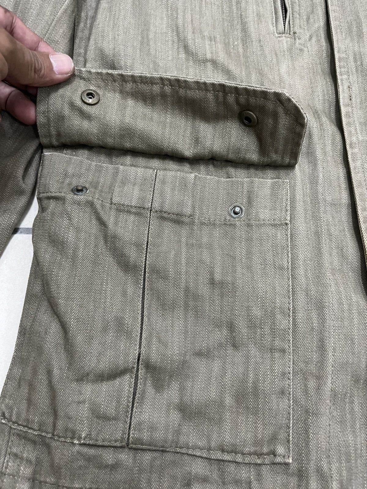 20471120 291295 Homme Asymmetrical Jacket Military Culture Rare Size US M / EU 48-50 / 2 - 8 Thumbnail