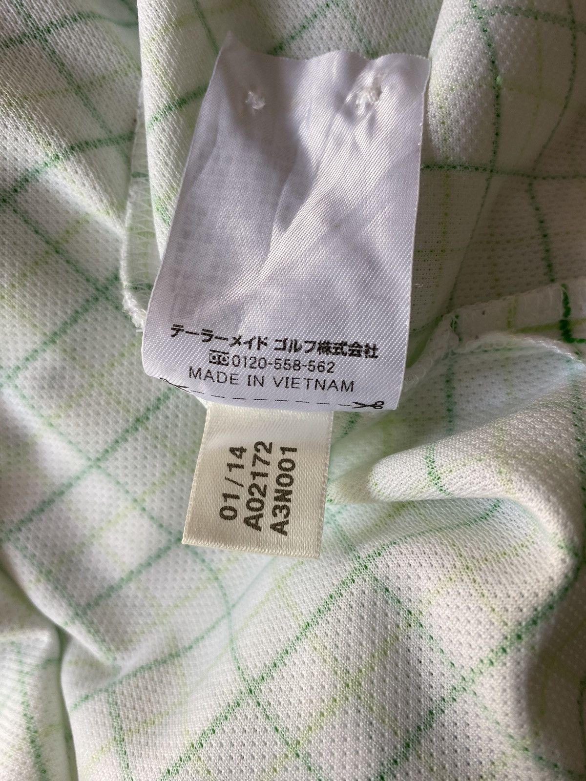 Adidas Adidas c Stell McCartney grid print shirt Size US S / EU 44-46 / 1 - 6 Thumbnail