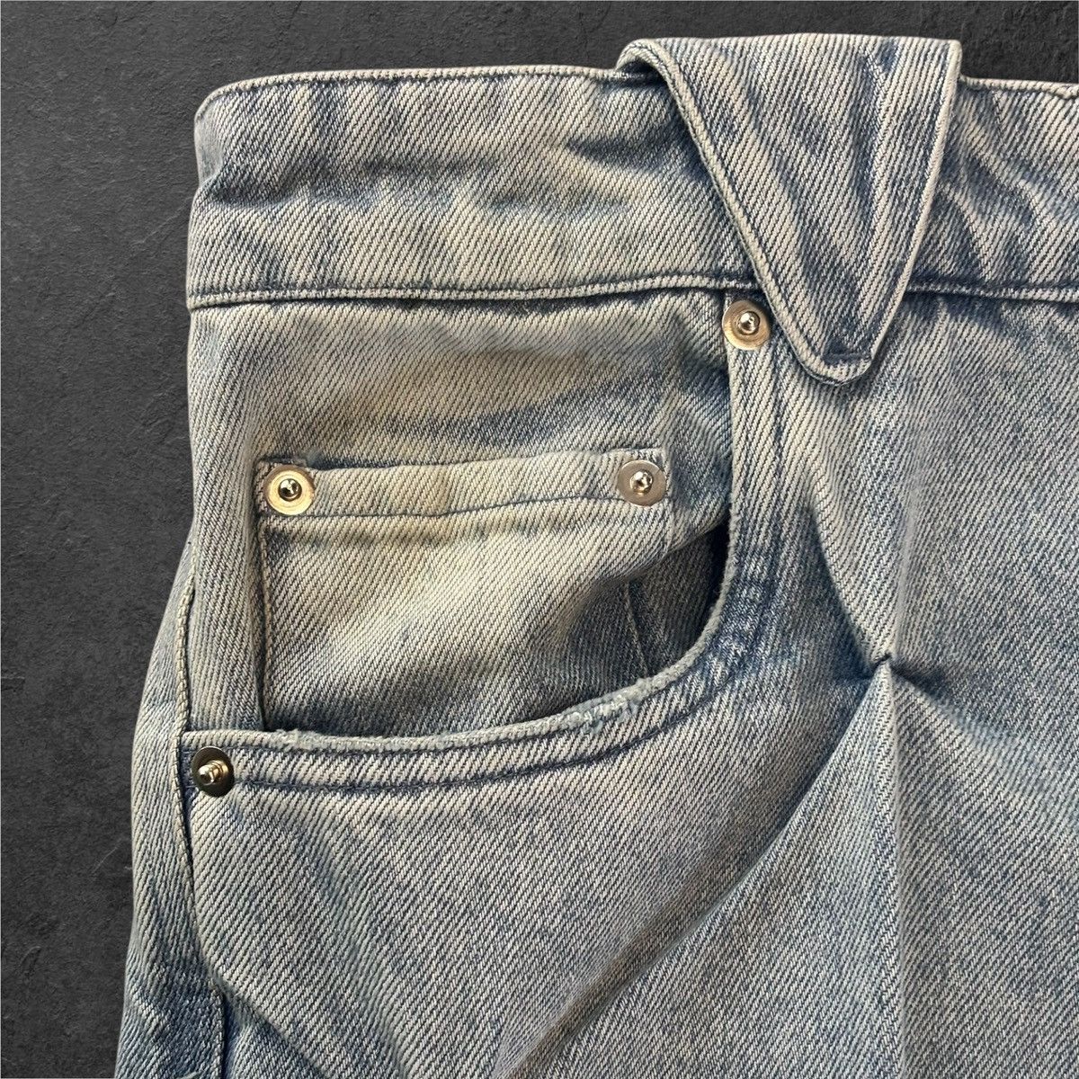 Bad Son BAD SON NEW DENIM FROST PANTS SIZE M Size US 34 / EU 50 - 6 Thumbnail