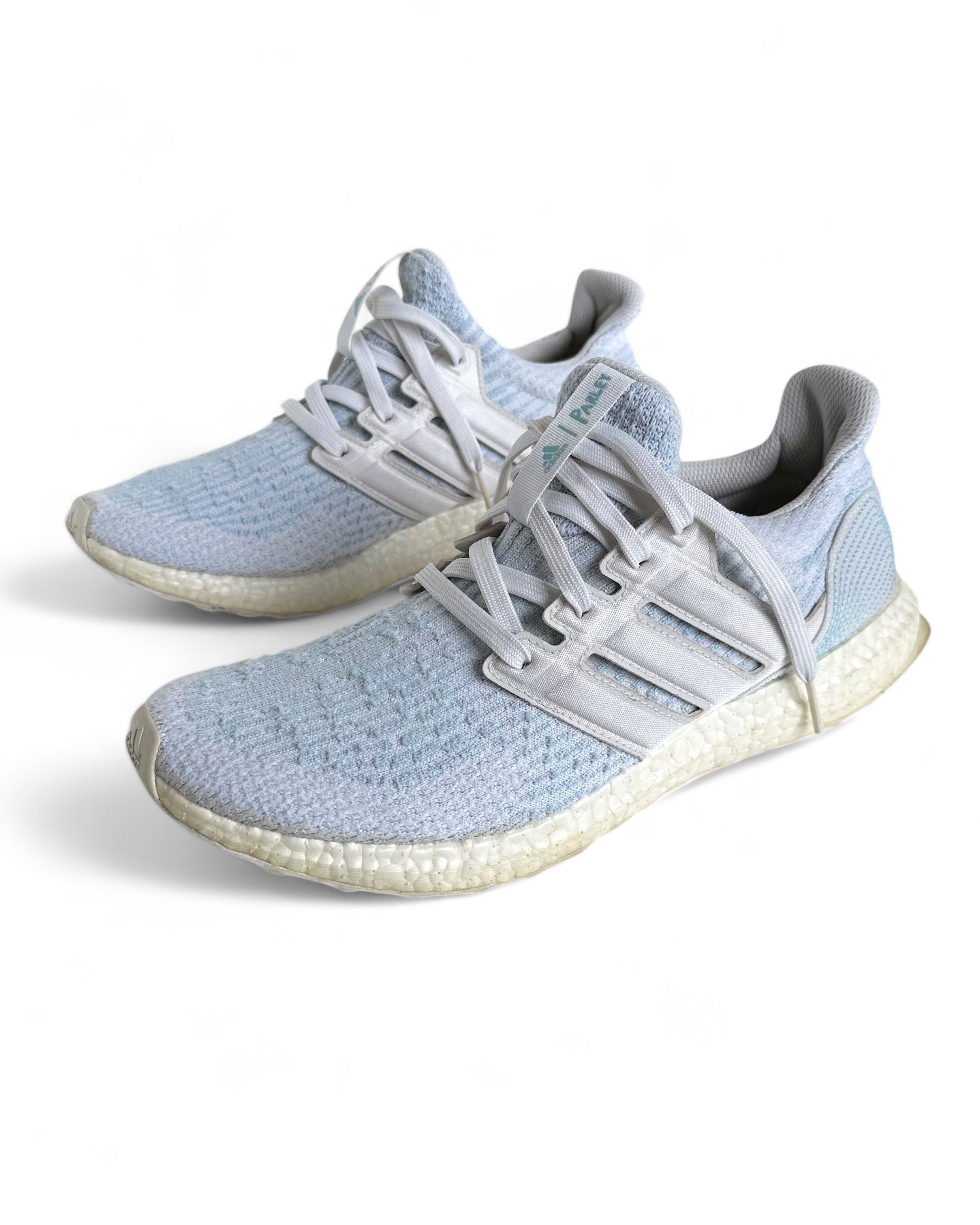 Adidas adidas Performance Ultra Boost Parley "White / Icey Blue" Size US 11 / EU 44 - 1 Thumbnail