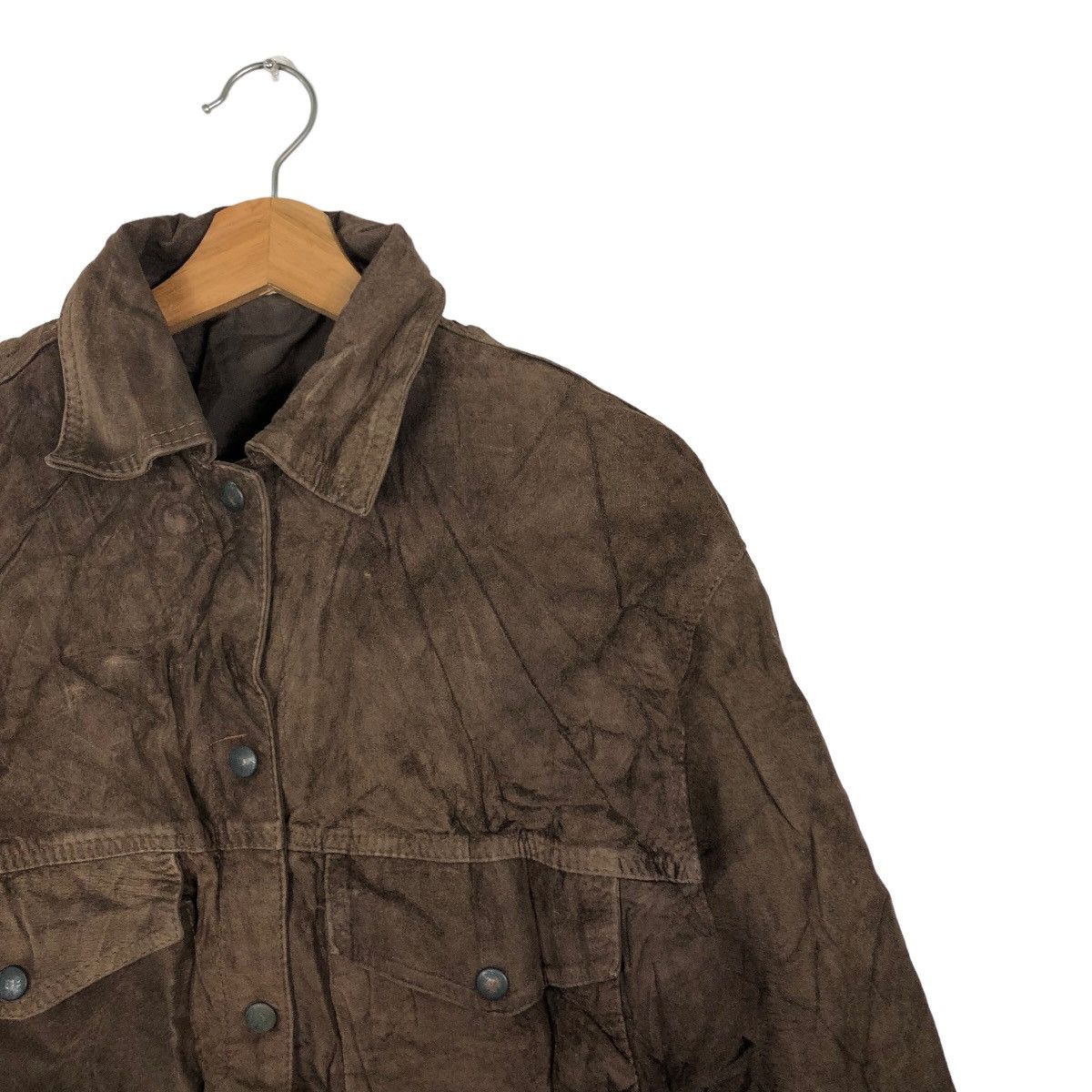 Japanese Brand 🔥90’s Vintage Genuine Leather Cargo Jacket Multi Pocket Y’S Size US M / EU 48-50 / 2 - 6 Thumbnail