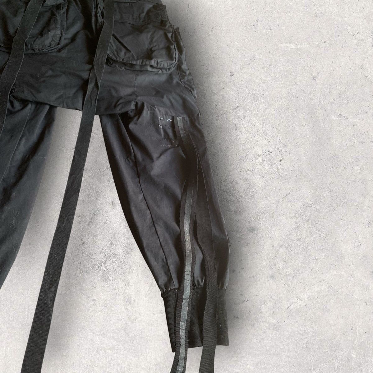 Ben Taverniti Unravel Project Drop Crotch Cargo Pants Size US 30 / EU 46 - 4 Thumbnail