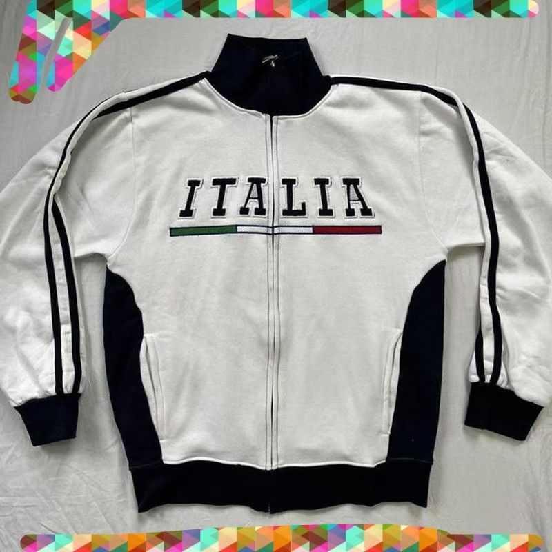 Vintage Relaxed-fit printed hooded zip-up jacket Size US M / EU 48-50 / 2 - 1 Thumbnail