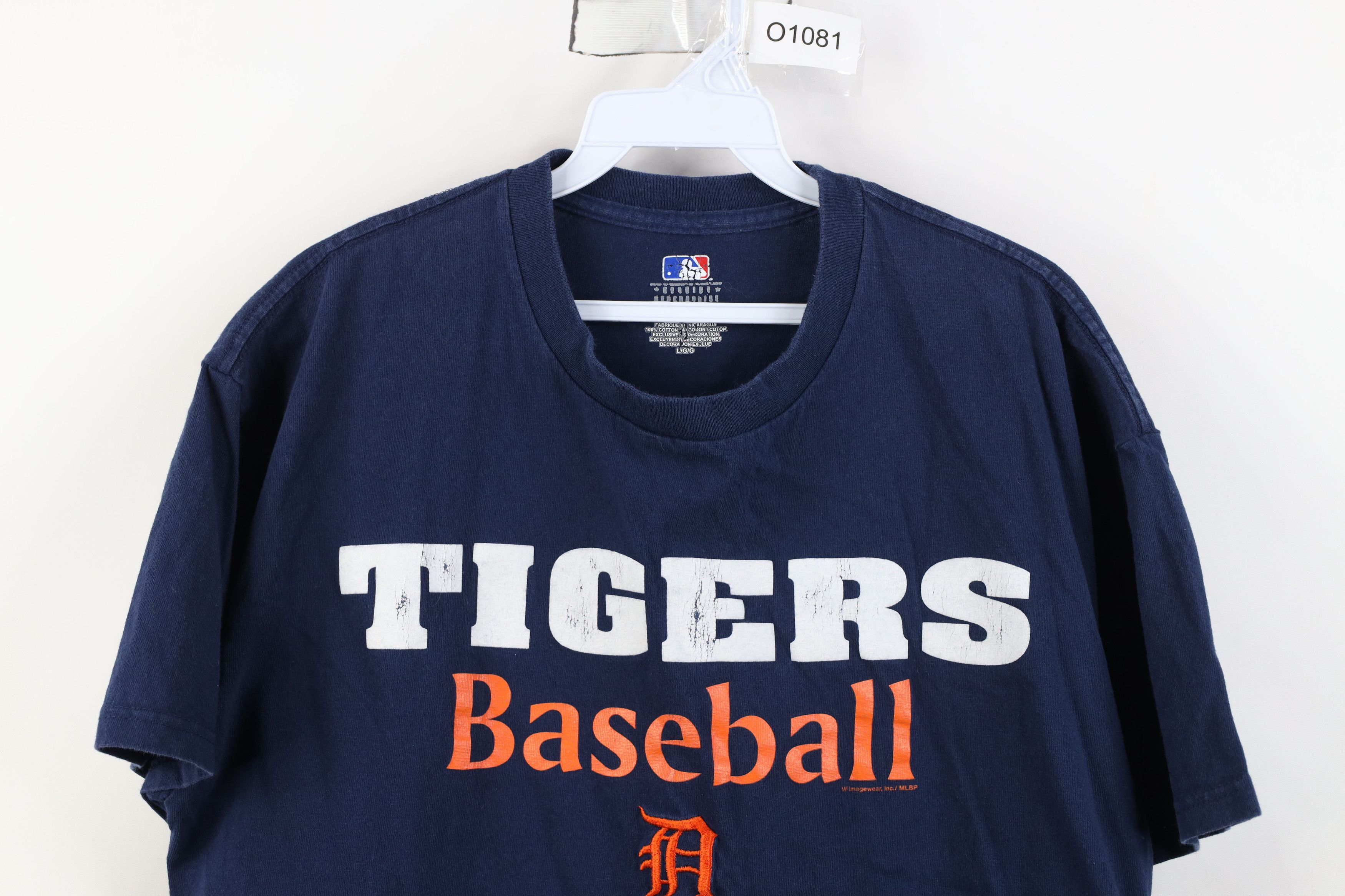 Vintage Vintage Y2K Old English D Baseball T-Shirt Blue Cotton Size US L / EU 52-54 / 3 - 2 Thumbnail