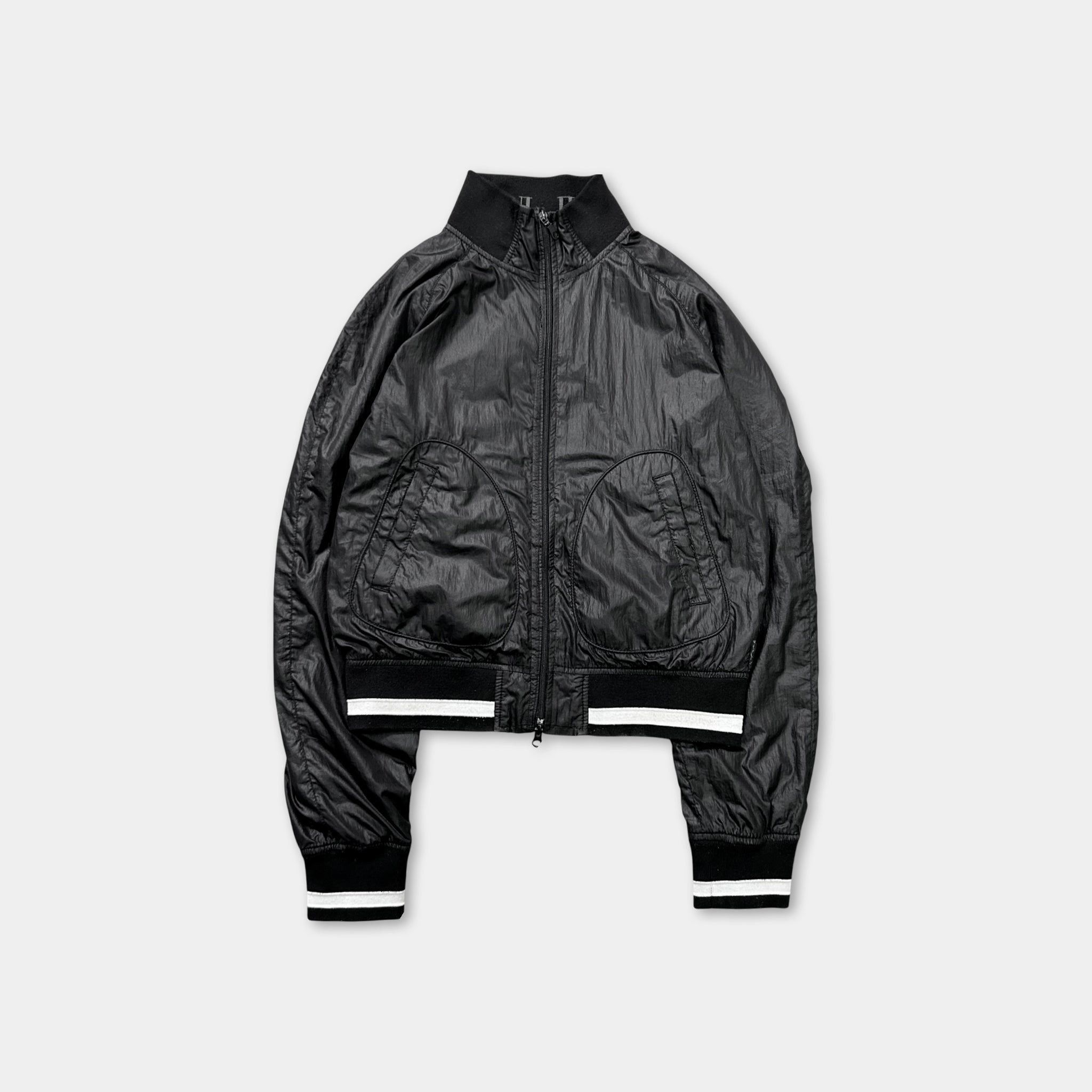Armani Armani Jeans Black Bomber Nylon Jacket Size US M / EU 48-50 / 2 - 1 Thumbnail