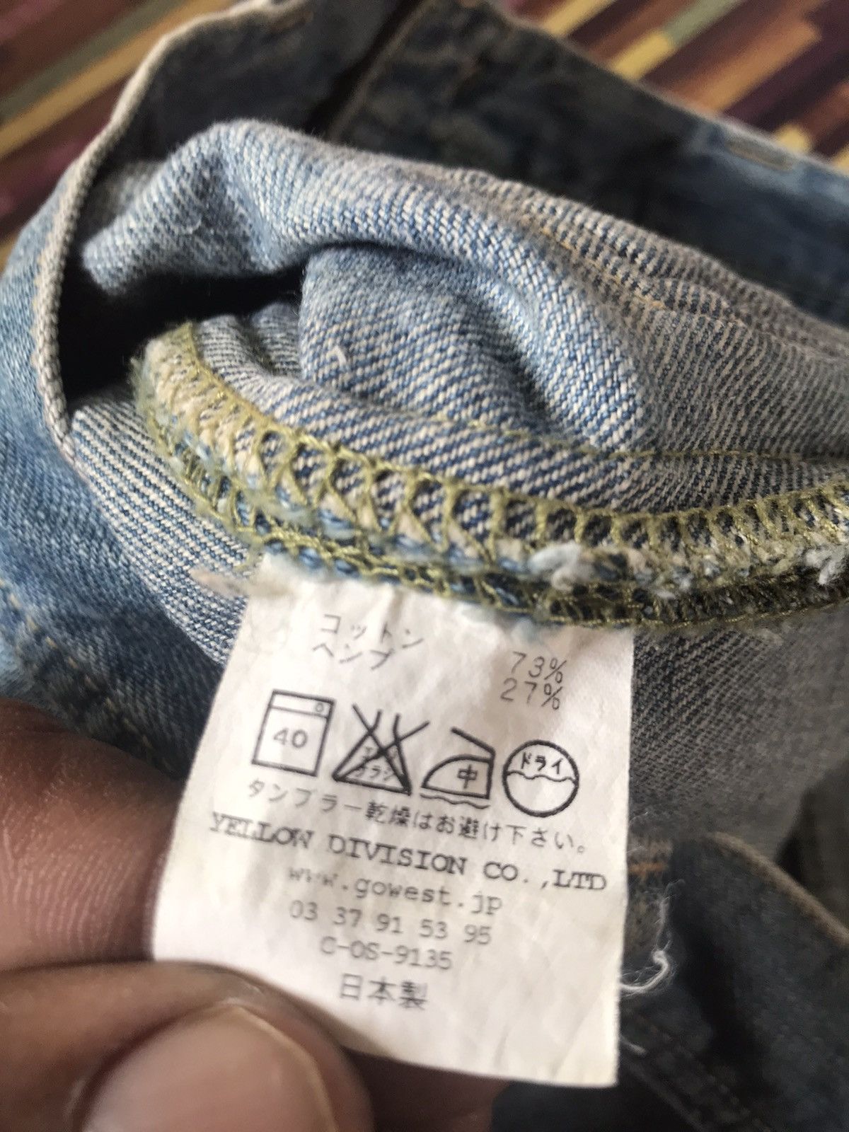 Japanese Brand VTG DENIM PANTS CANNABIS SATIVA Size US 32 / EU 48 - 13 Thumbnail