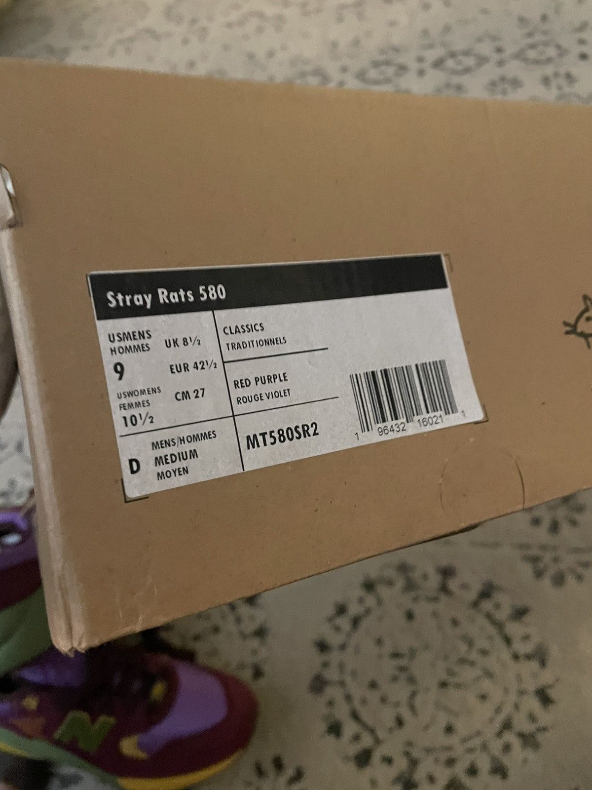 New Balance × Stray Rats Stray rats 580 Size US 9 / EU 42 - 8 Thumbnail