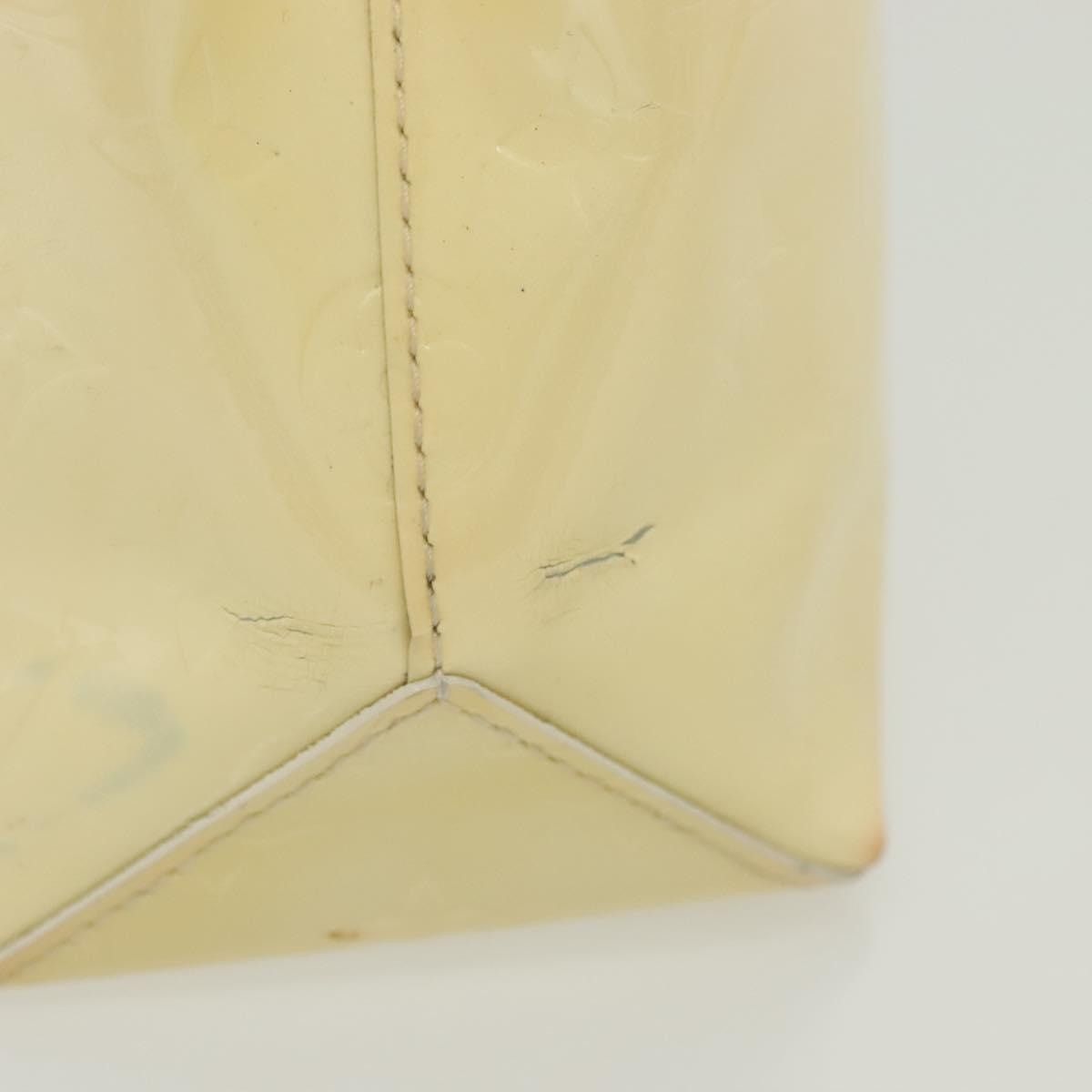Louis Vuitton LOUIS VUITTON Monogram Vernis Reade PM Hand Bag Perle M91336 Size ONE SIZE - 6 Thumbnail