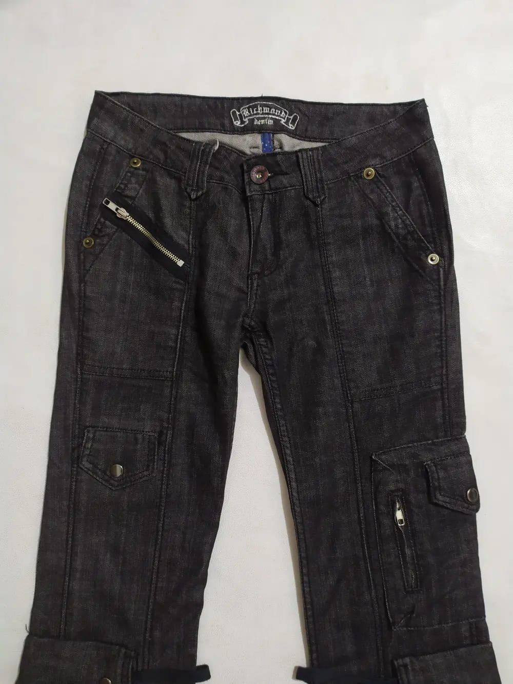 Other Richmond Multipocket Bondage Jeans Denim Pants Low rise Size US 28 / EU 44 - 2 Thumbnail