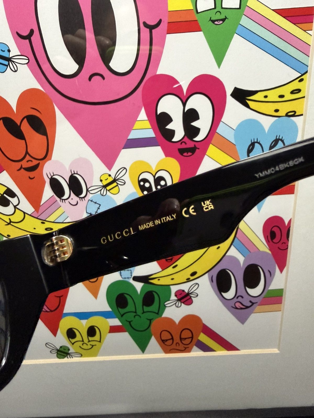 Gucci Gucci Wayfarer Style Sunglasses Size ONE SIZE - 4 Thumbnail
