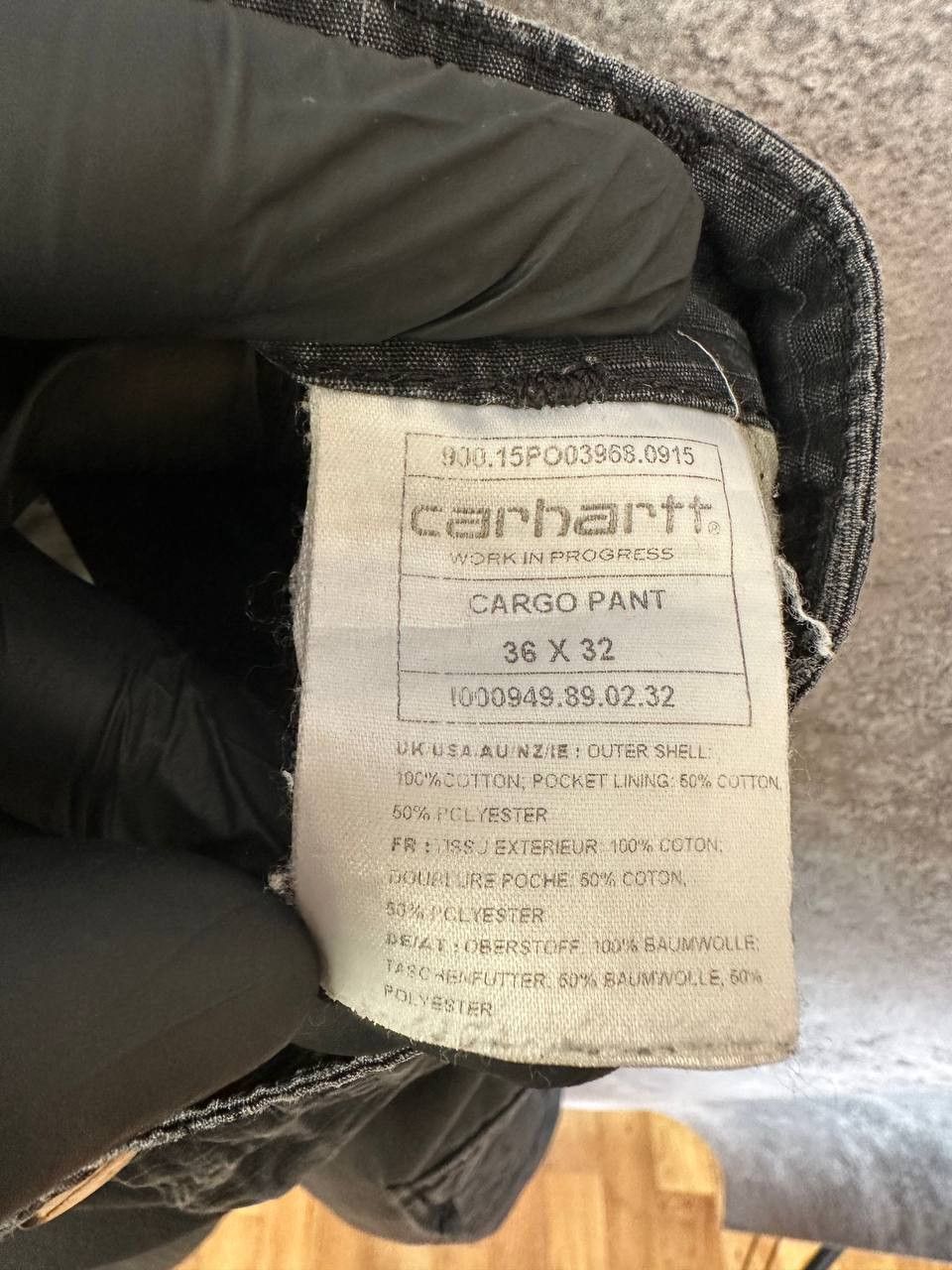 Carhartt Wip Carhartt WIP Cargo Pants Vintage Distressed Avant-Garde Size US 36 / EU 52 - 17 Thumbnail