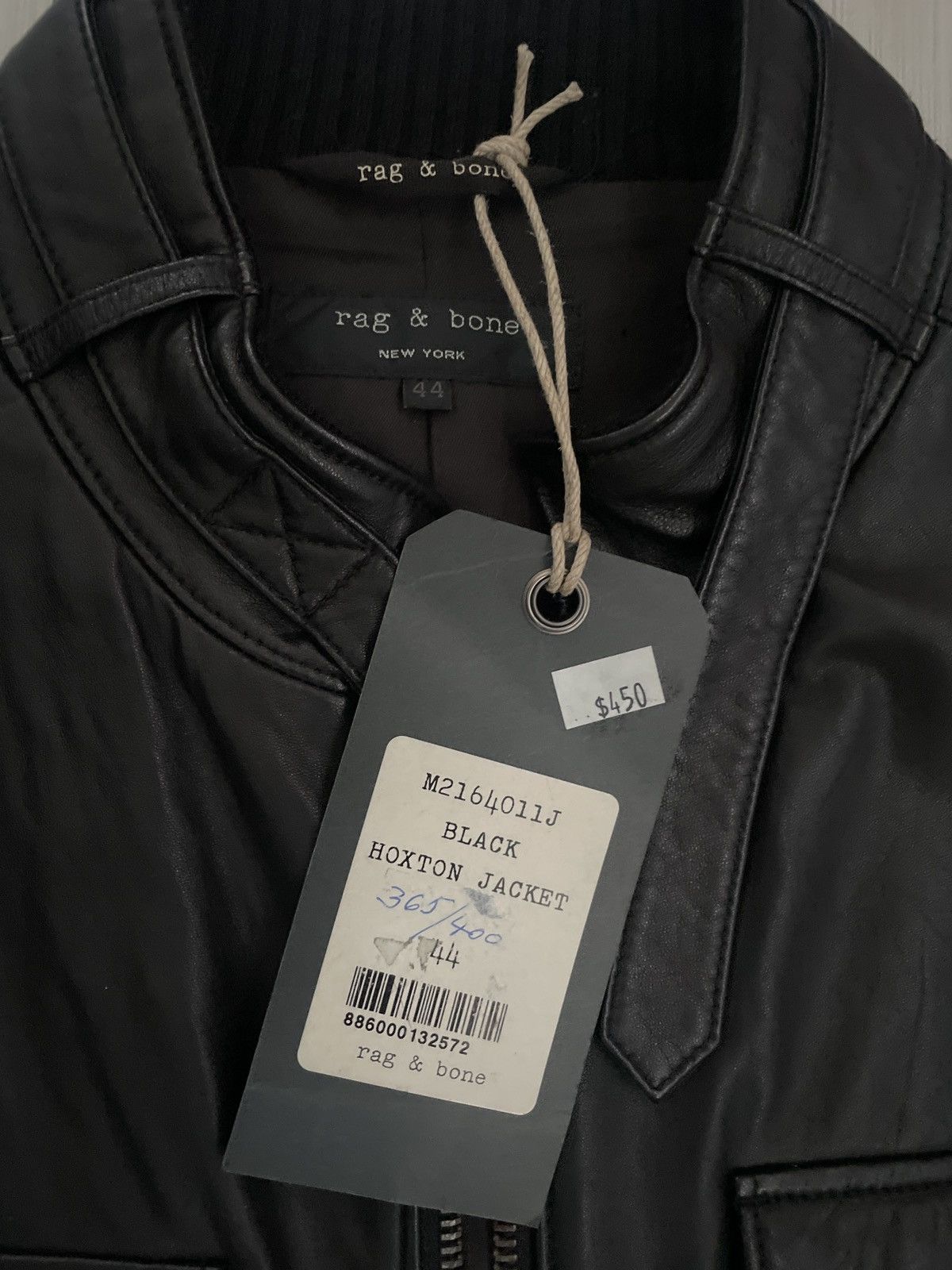 Rag & Bone Rag N Bone Black Hoxton leather jacket Size US S / EU 44-46 / 1 - 2 Thumbnail