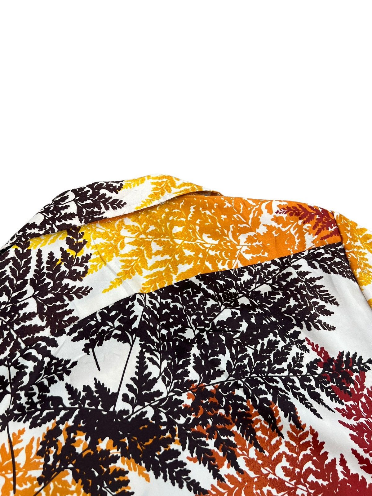 Vintage VTG 70s PAMORE Multi Colour Leaves Polyester Hawaiian Shirt Size US S / EU 44-46 / 1 - 16 Thumbnail