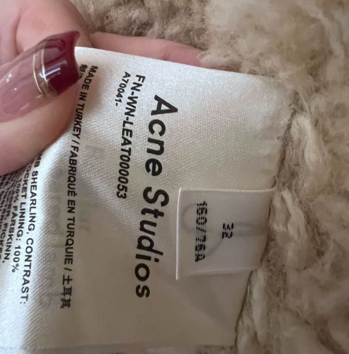 Acne Studios Acne studios Fur coat 2412-Nextarrow Size US S / EU 44-46 / 1 - 8 Thumbnail