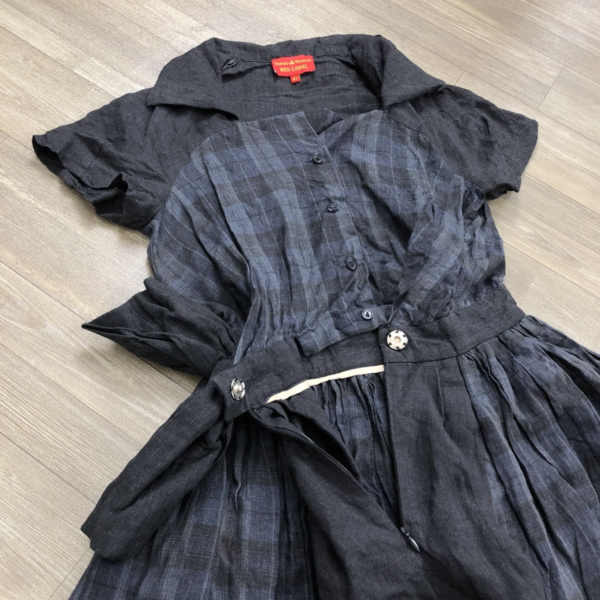 Vivienne Westwood Vintage Vivienne Westwood Red Label Plaid Dresses Luxury Size M / US 6-8 / IT 42-44 - 6 Thumbnail