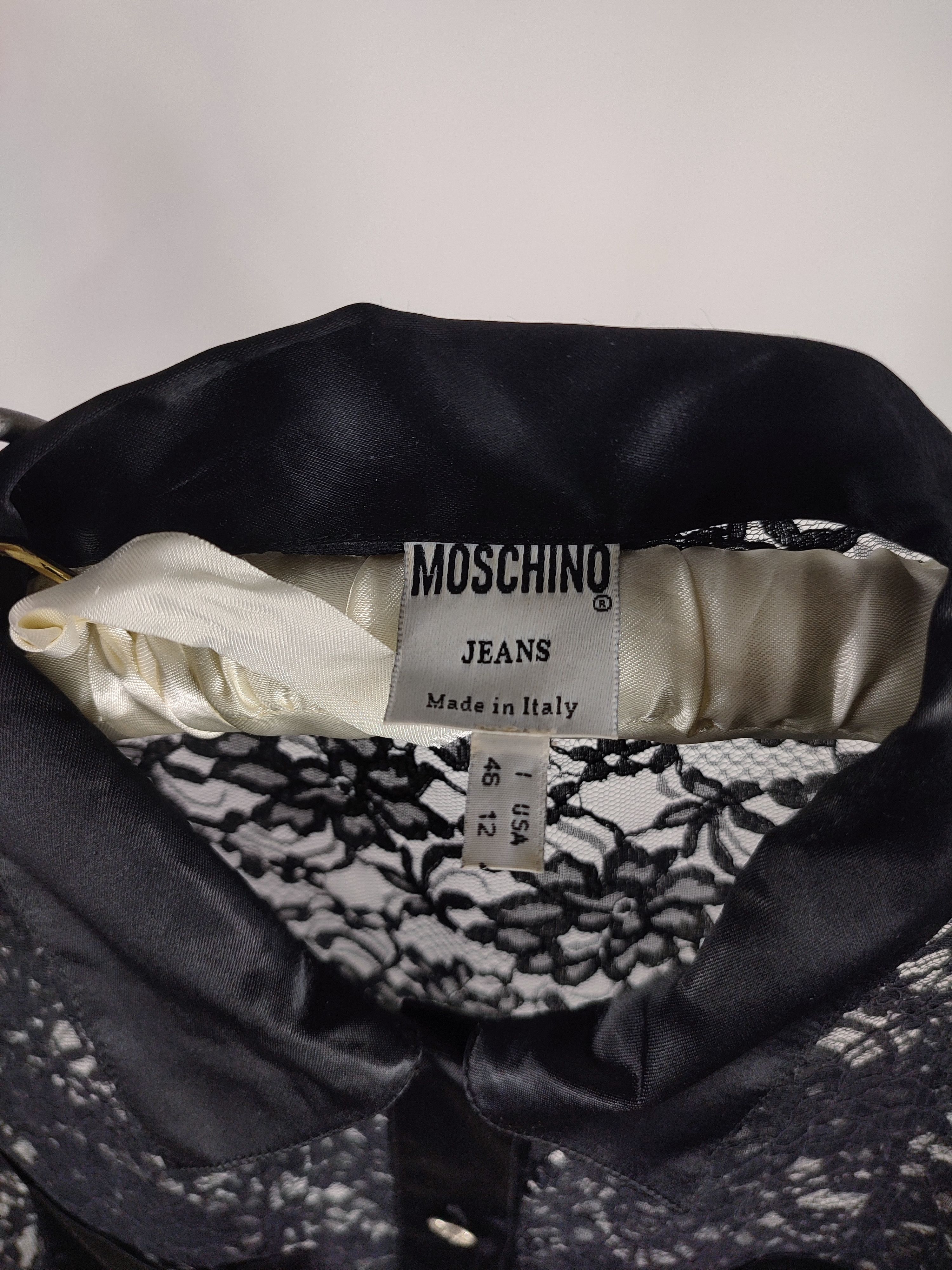 Love Moschino Love Moschino Lace Flower Vintage Blouse Size L / US 10 / IT 46 - 13 Thumbnail