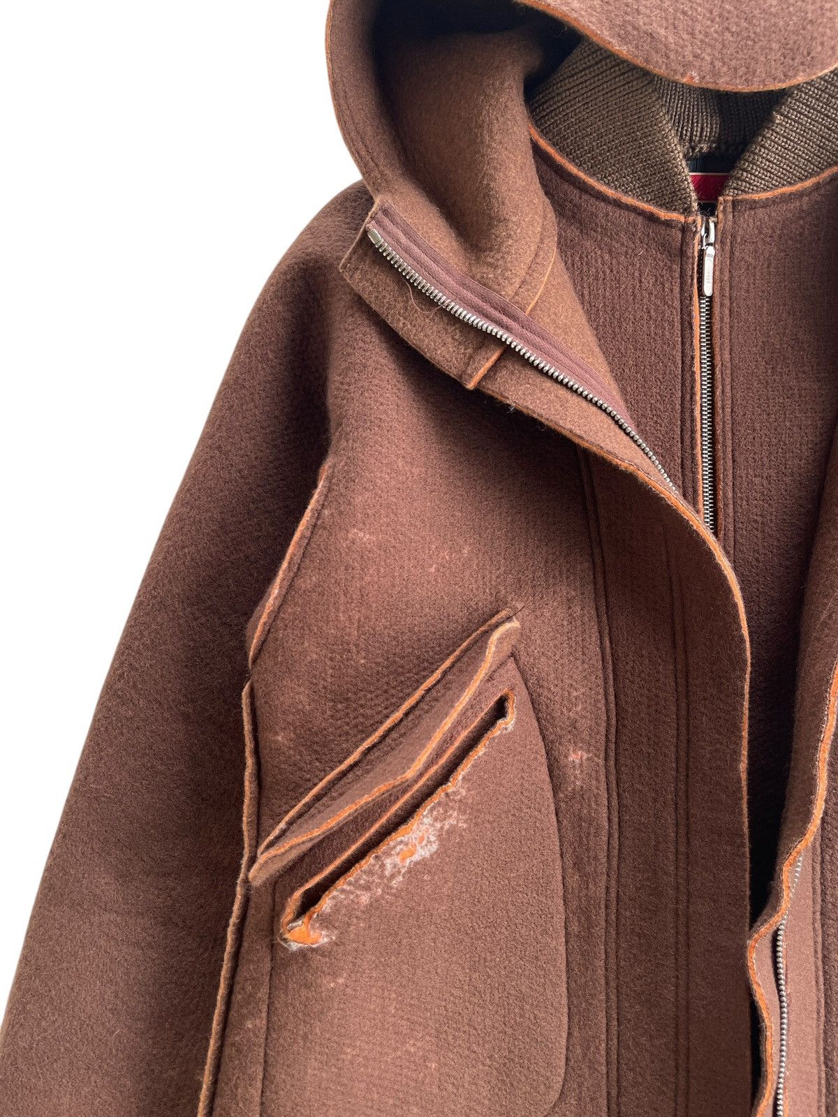 Number (N)ine AW1998 Number Nine Layered Hooded Jacket Size US S / EU 44-46 / 1 - 11 Thumbnail