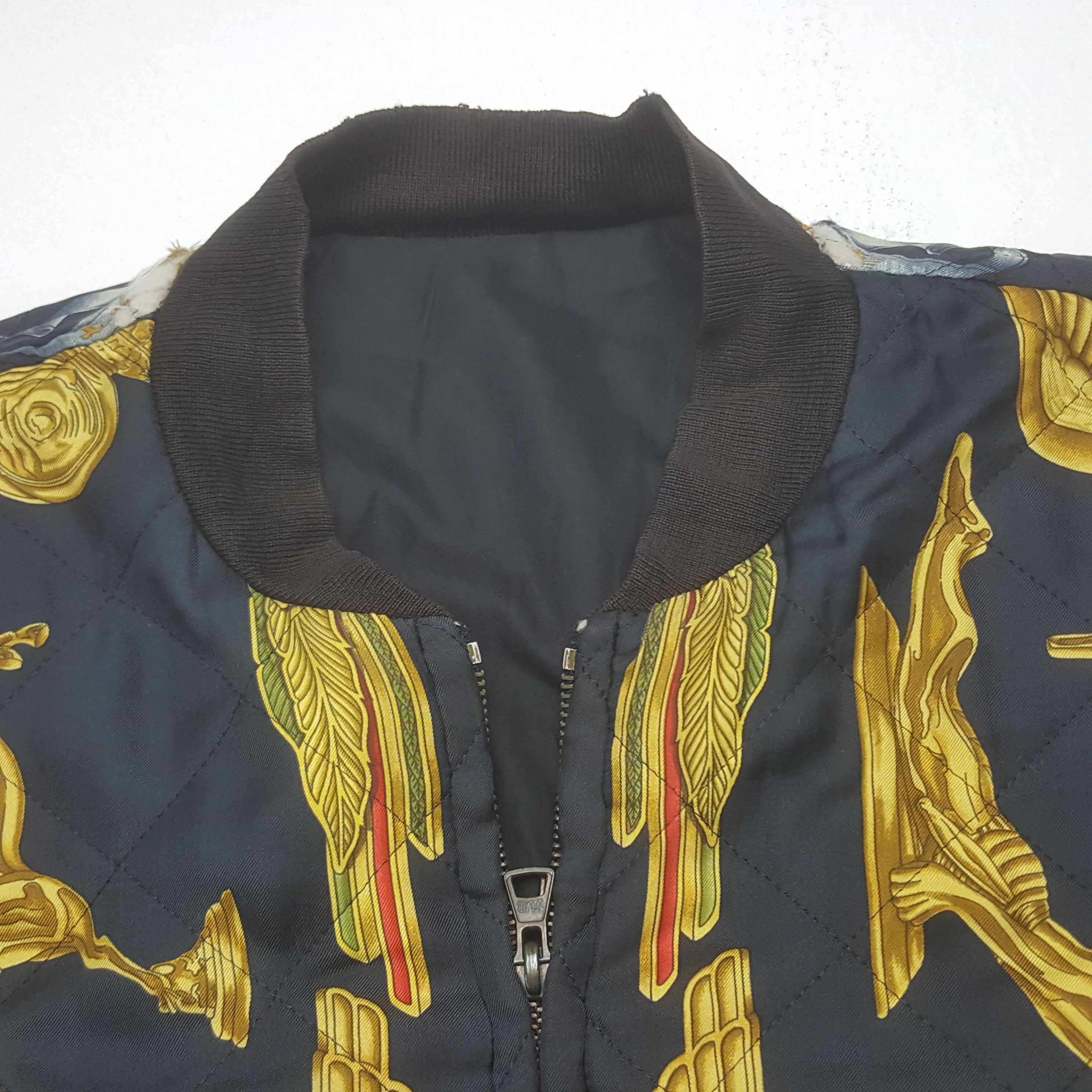 Hermes Vintage Hermes Paris Reversible Silk Aviator Jacket Size US L / EU 52-54 / 3 - 7 Thumbnail