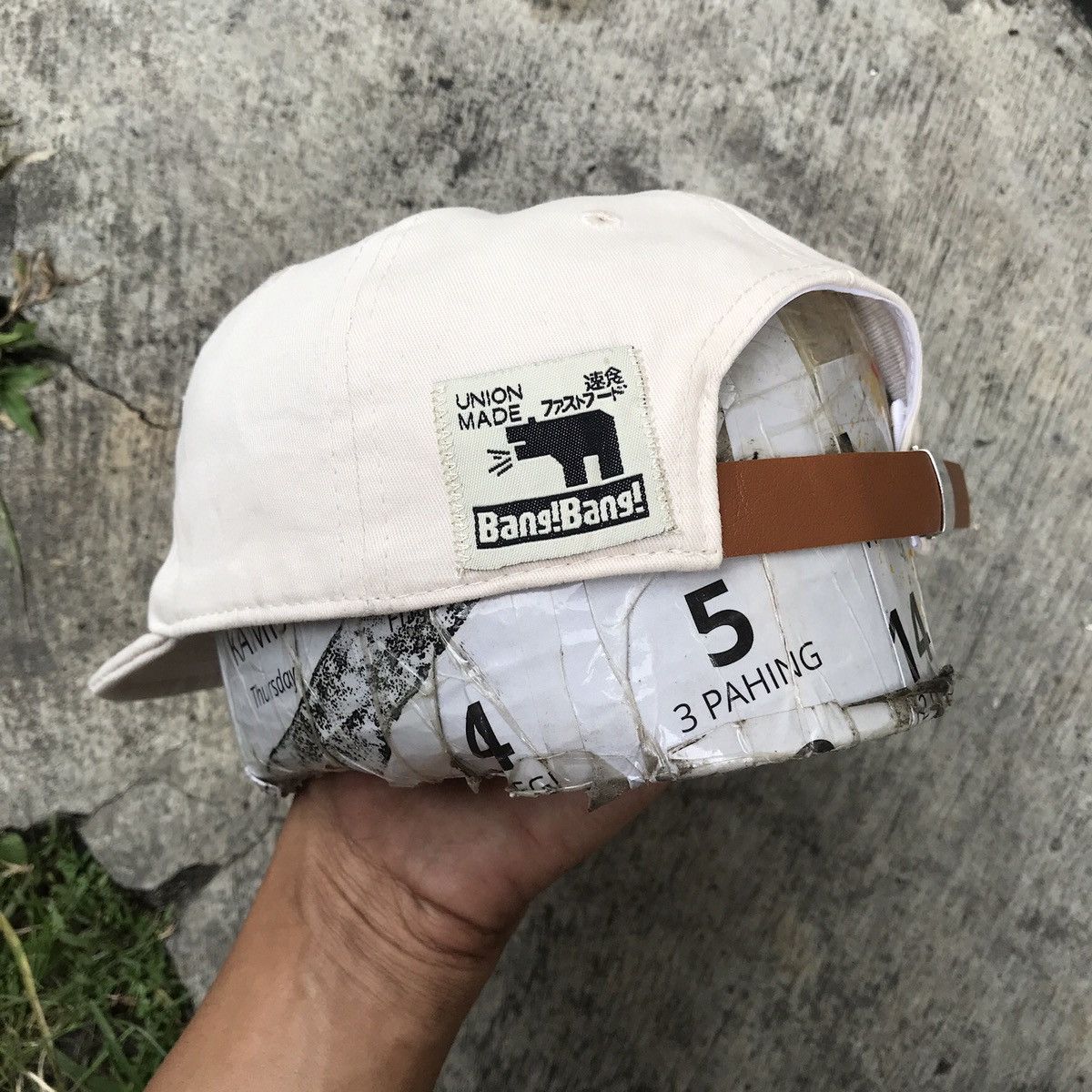 Japanese Brand Blank short brim foldable hat by bangbang. Cycle hat Size ONE SIZE - 7 Thumbnail