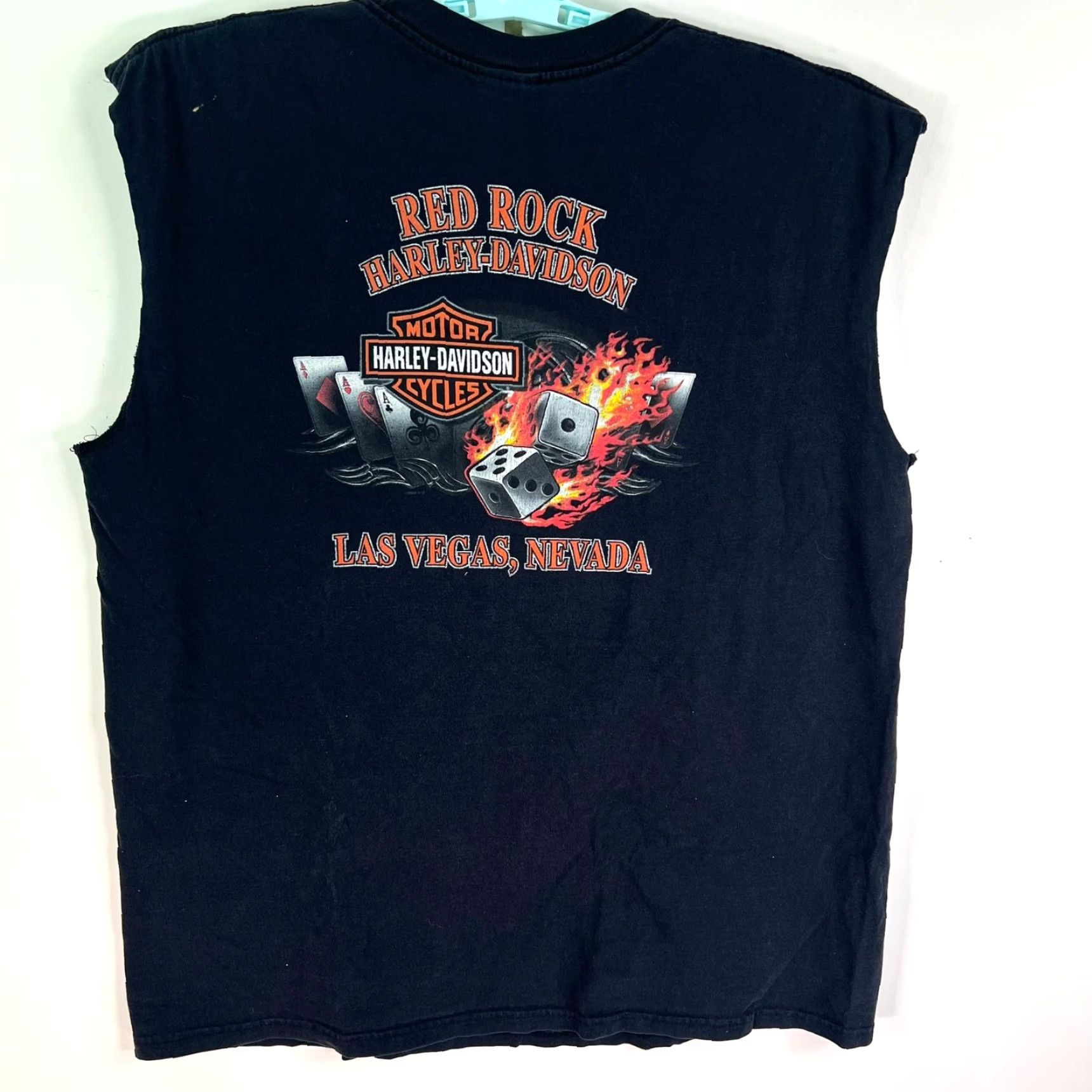 Harley Davidson Harley-Davidson Shirt Men XL Black Graphic Print Sleeveless Rock Size US XL / EU 56 / 4 - 4 Thumbnail