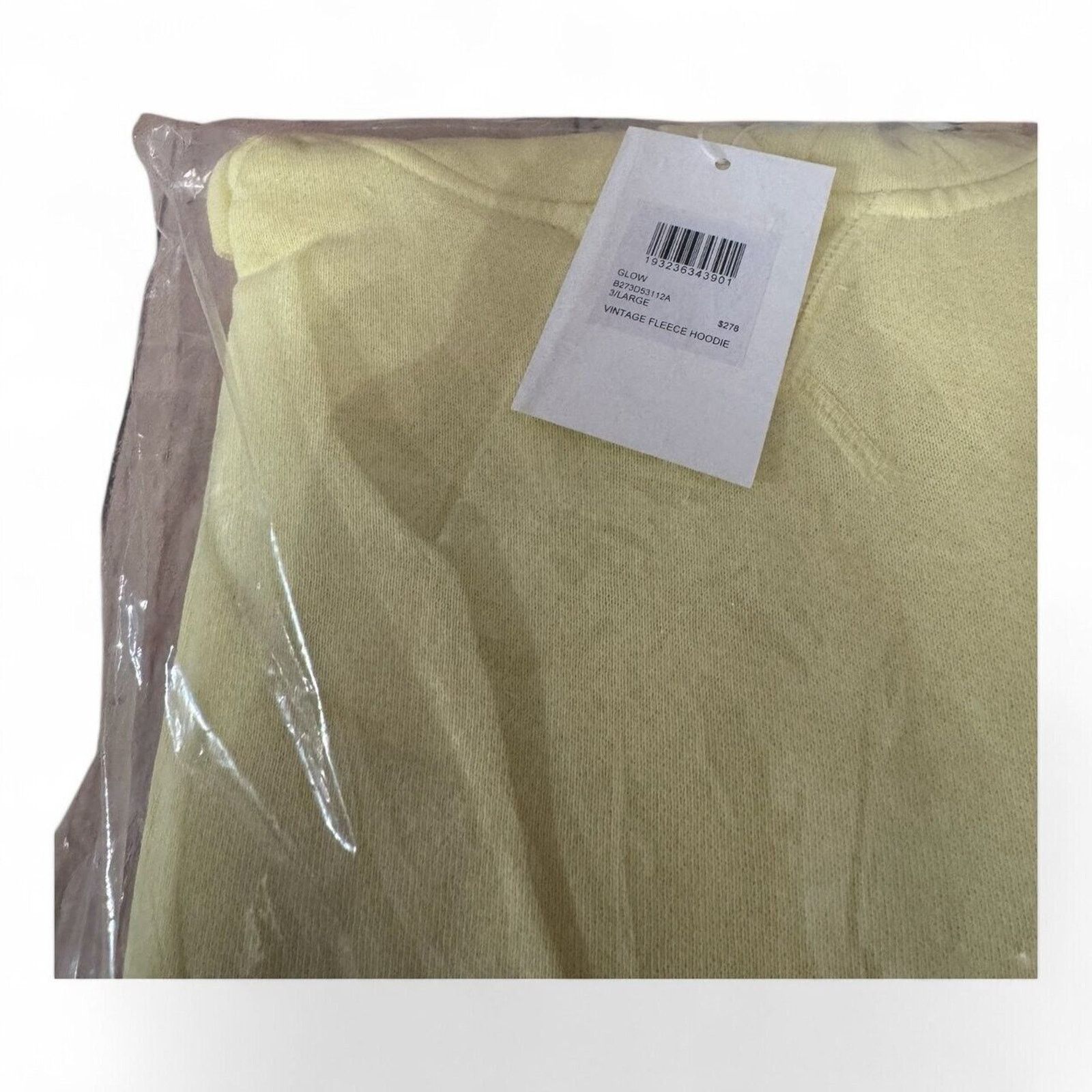 John Elliott John Elliot Vintage Fleece Yellow Hoodie Men’s Size 3/L NWT Size US L / EU 52-54 / 3 - 7 Thumbnail