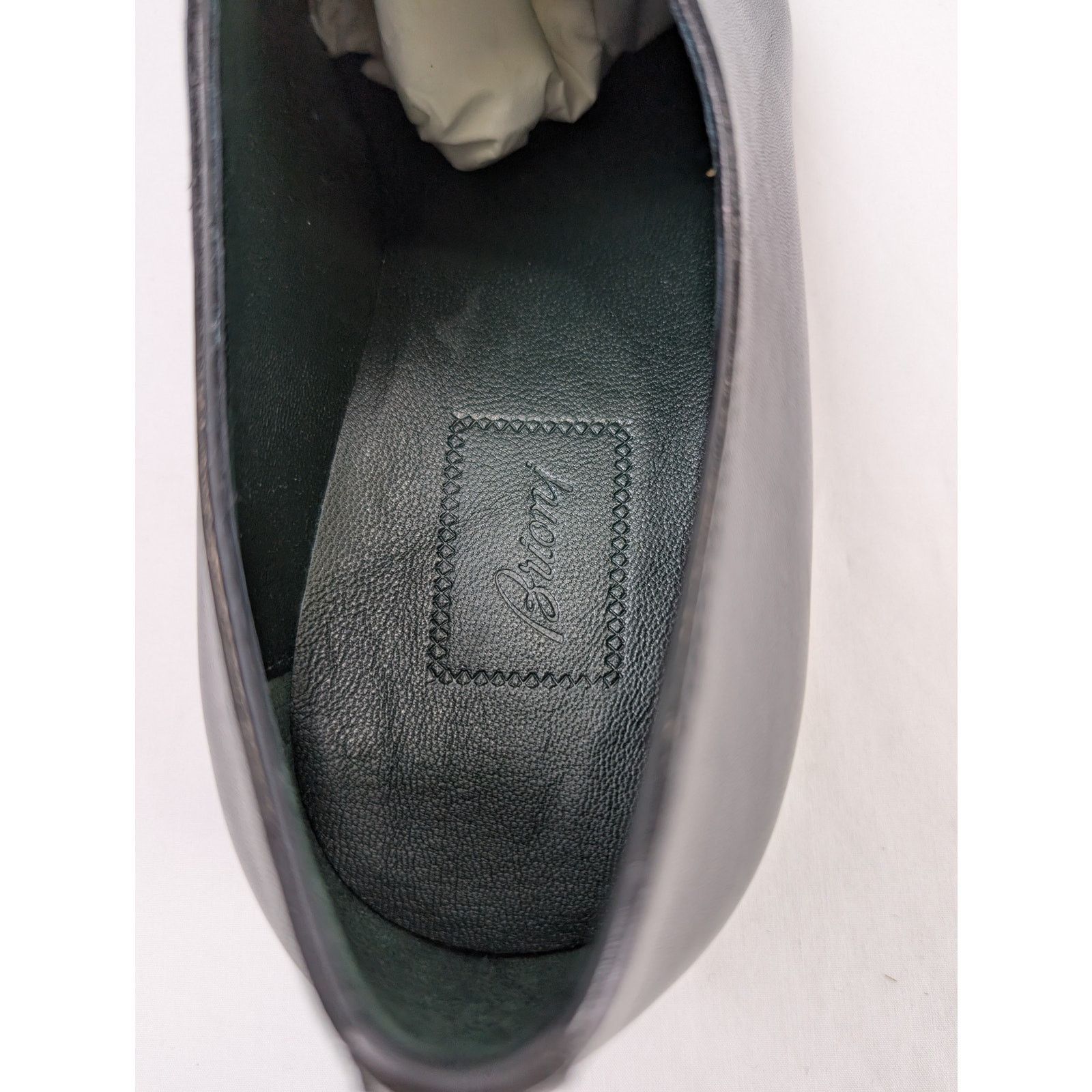 Brioni o1rshd1 Leather shoe Boots in Black Size US 11.5 / EU 44-45 - 18 Thumbnail