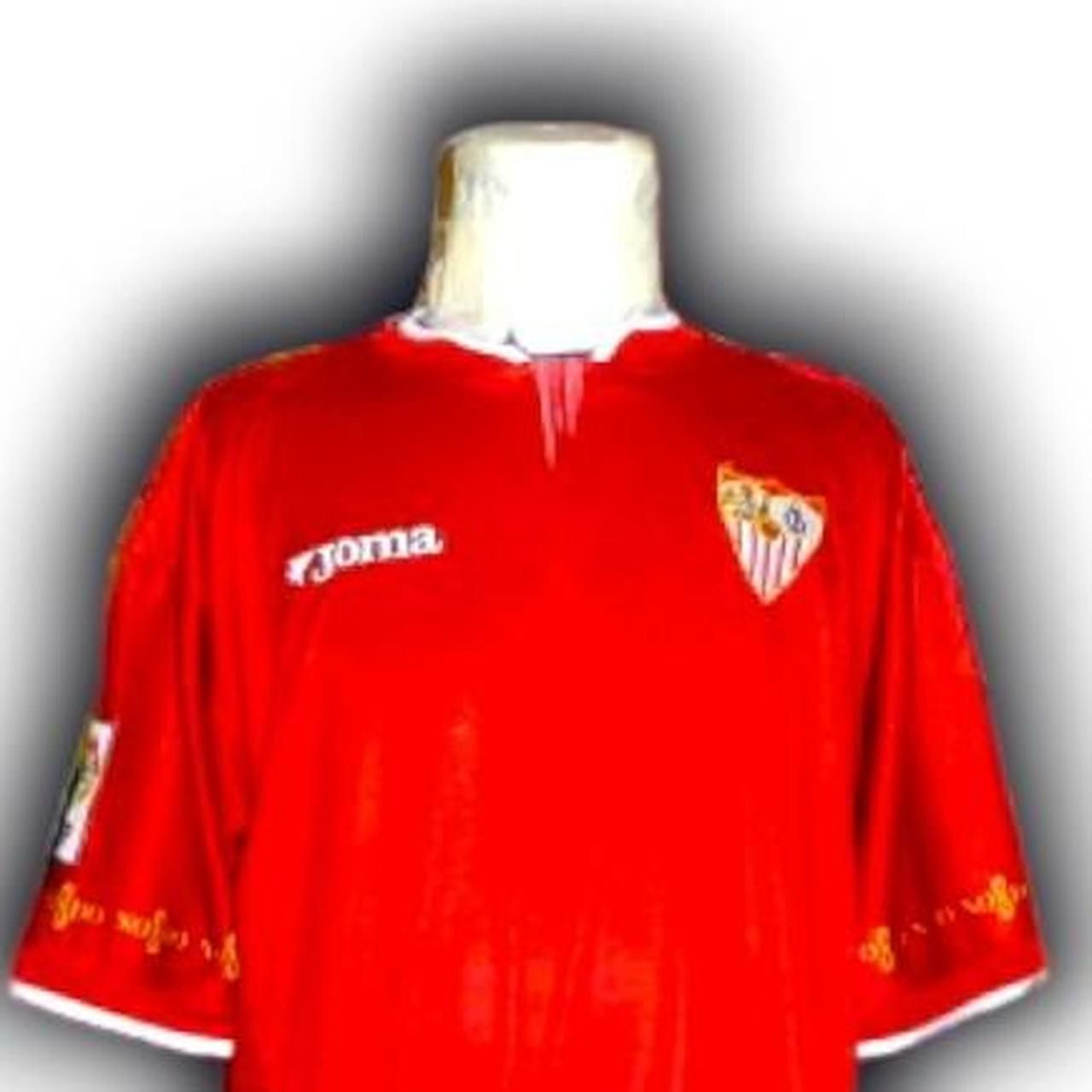 Joma Fc Seville Spain 2004 2005 2006 Away Shirt Jersey Size US XXL / EU 58 / 5 - 1 Thumbnail