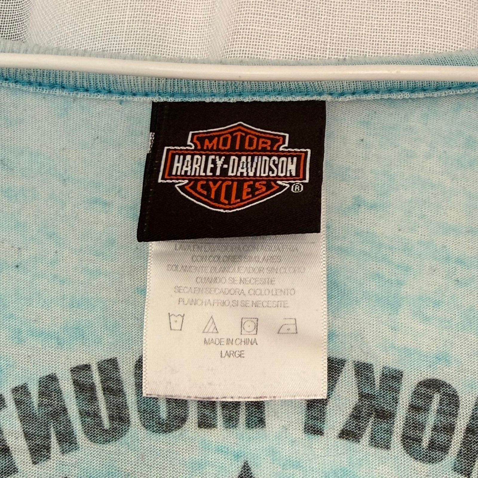 Harley Davidson ✿ ⋆ 𓆩♡𓆪 Harley-Davidson Long Sleeve Graphic Tee Size L / US 10 / IT 46 - 6 Thumbnail