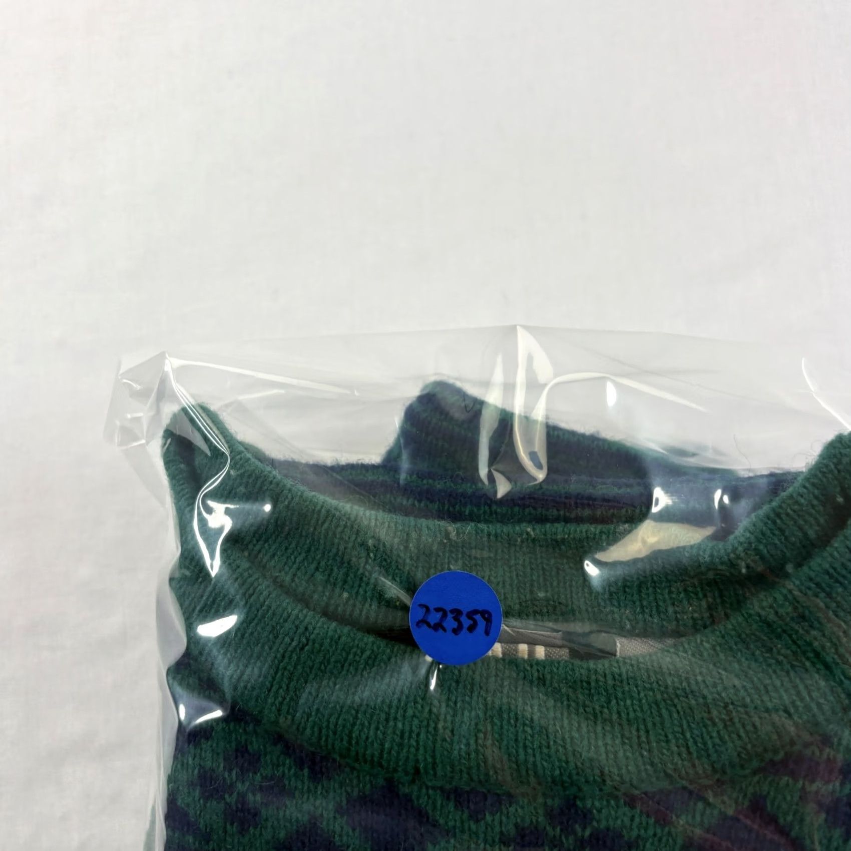 Gap VINTAGE GAP Wool Sweater Mens M Green Blue Fair Isle Crew Neck Pullover Size US M / EU 48-50 / 2 - 7 Thumbnail