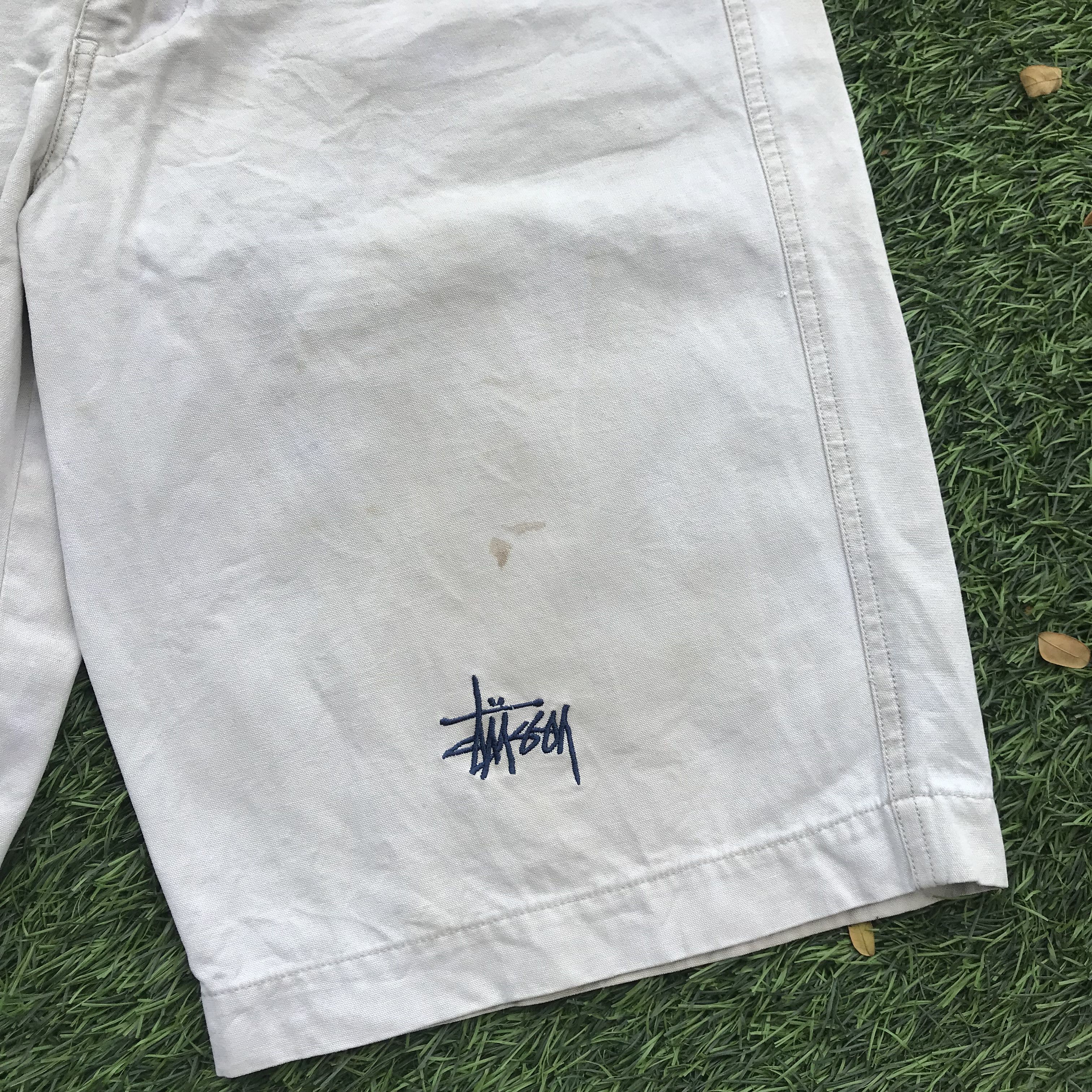 Stussy Vintage 90s Stussy ankle Short Pants in khakis beige brown Size US 34 / EU 50 - 5 Thumbnail