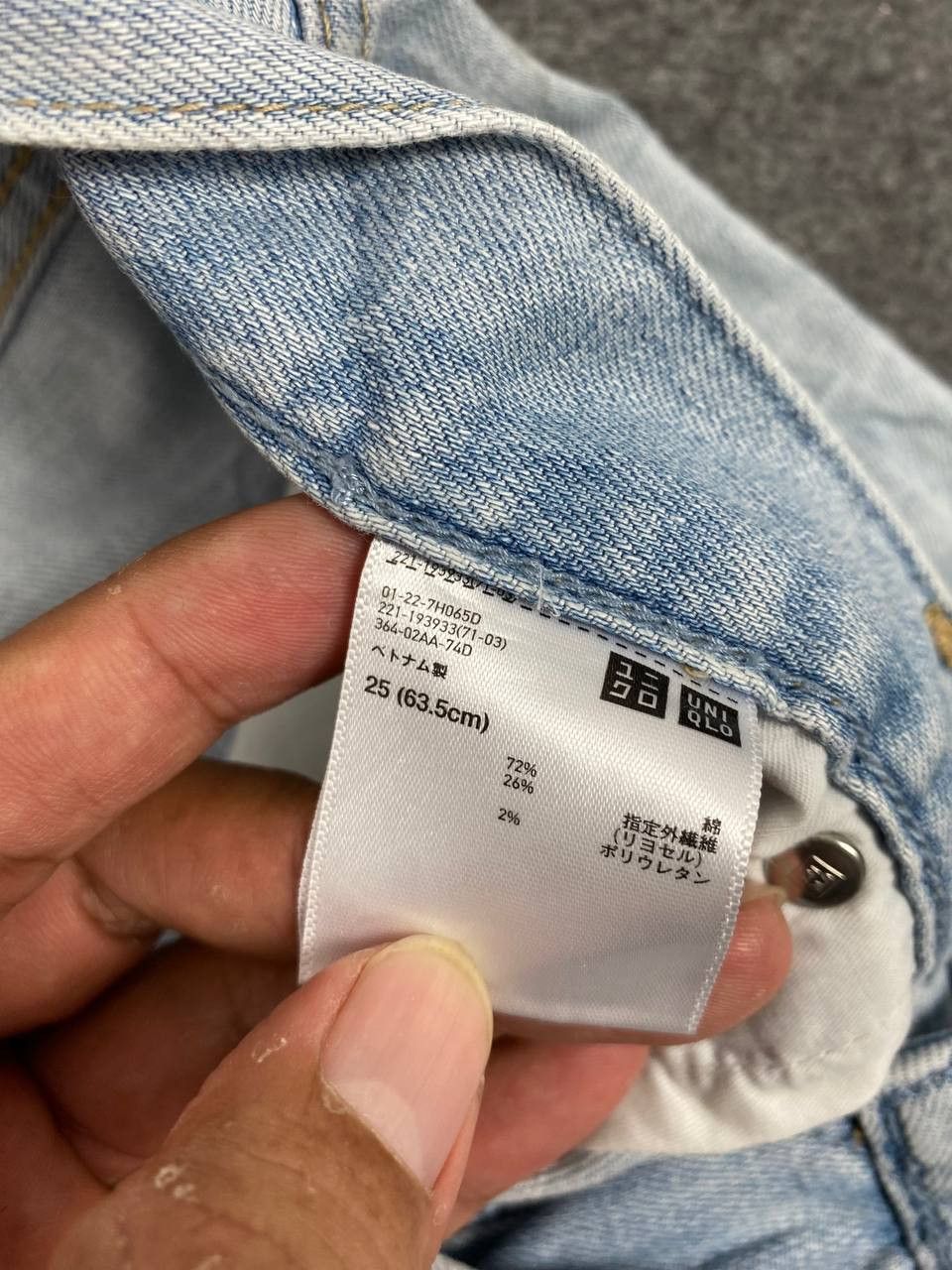 Japanese Brand Uniqlo kaihara slim distressed ankle cut denim Size US 32 / EU 48 - 14 Thumbnail