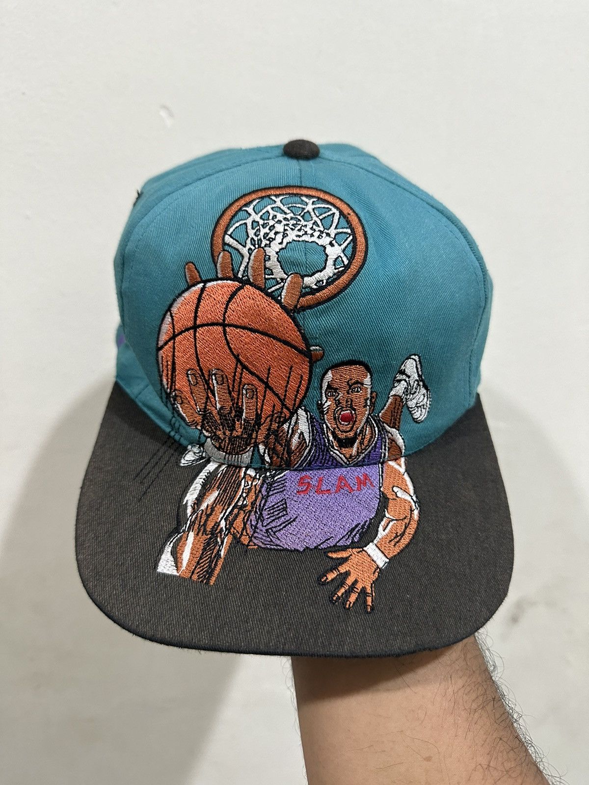 NBA 90's Tomahawk Slam Dunk Snapback | Grailed
