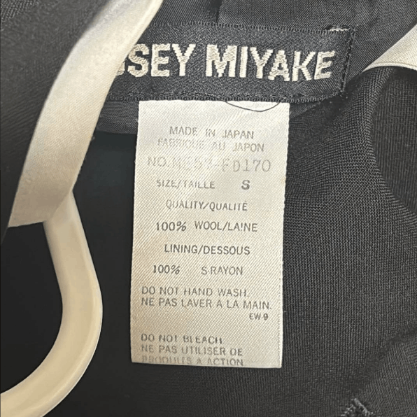 Issey Miyake Mao Collar Jacket Black w/ Removeable White Accent Collar Size US S / EU 44-46 / 1 - 4 Thumbnail